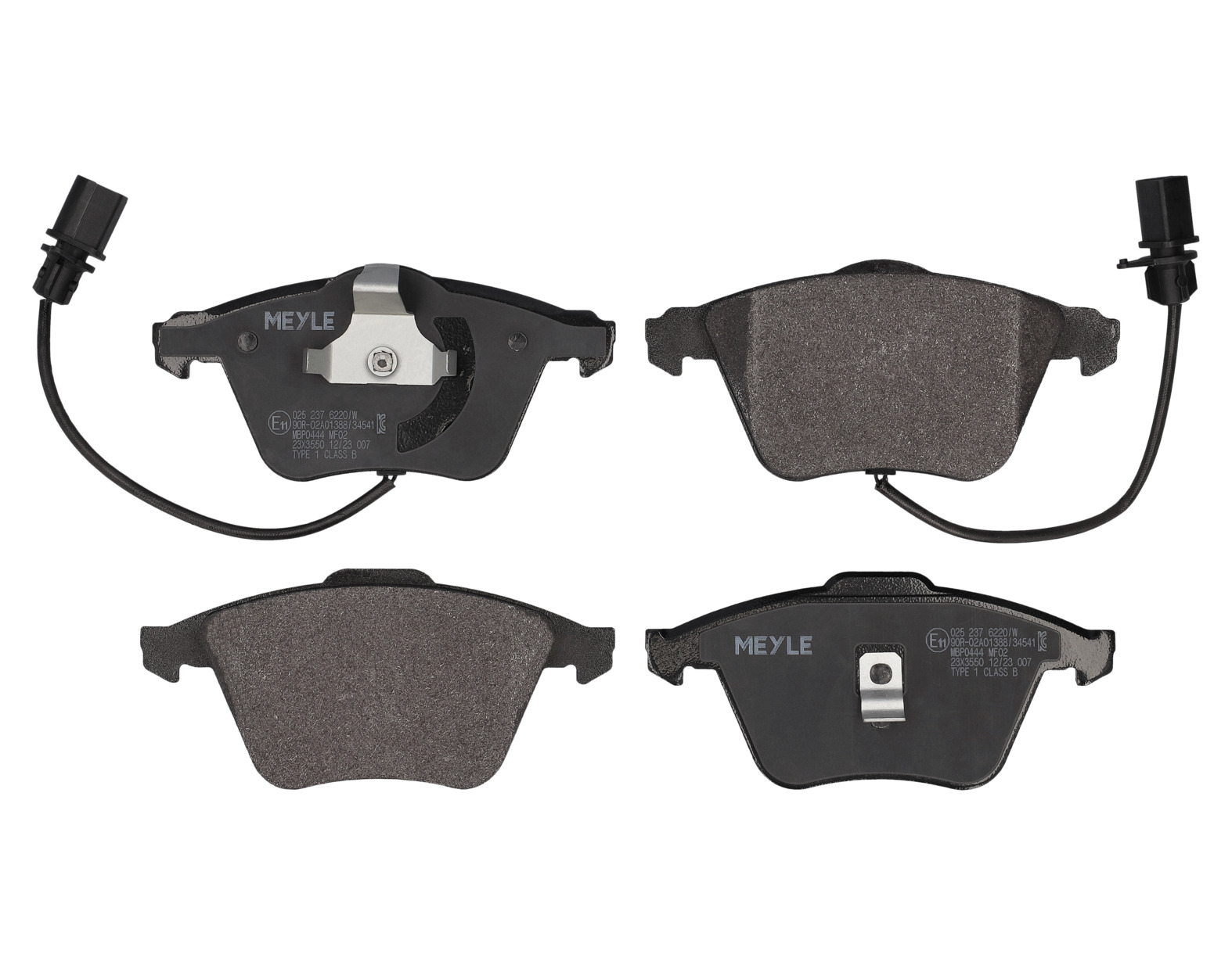 MEYLE Bremseklodser 0252376220w foraksel for AUDI