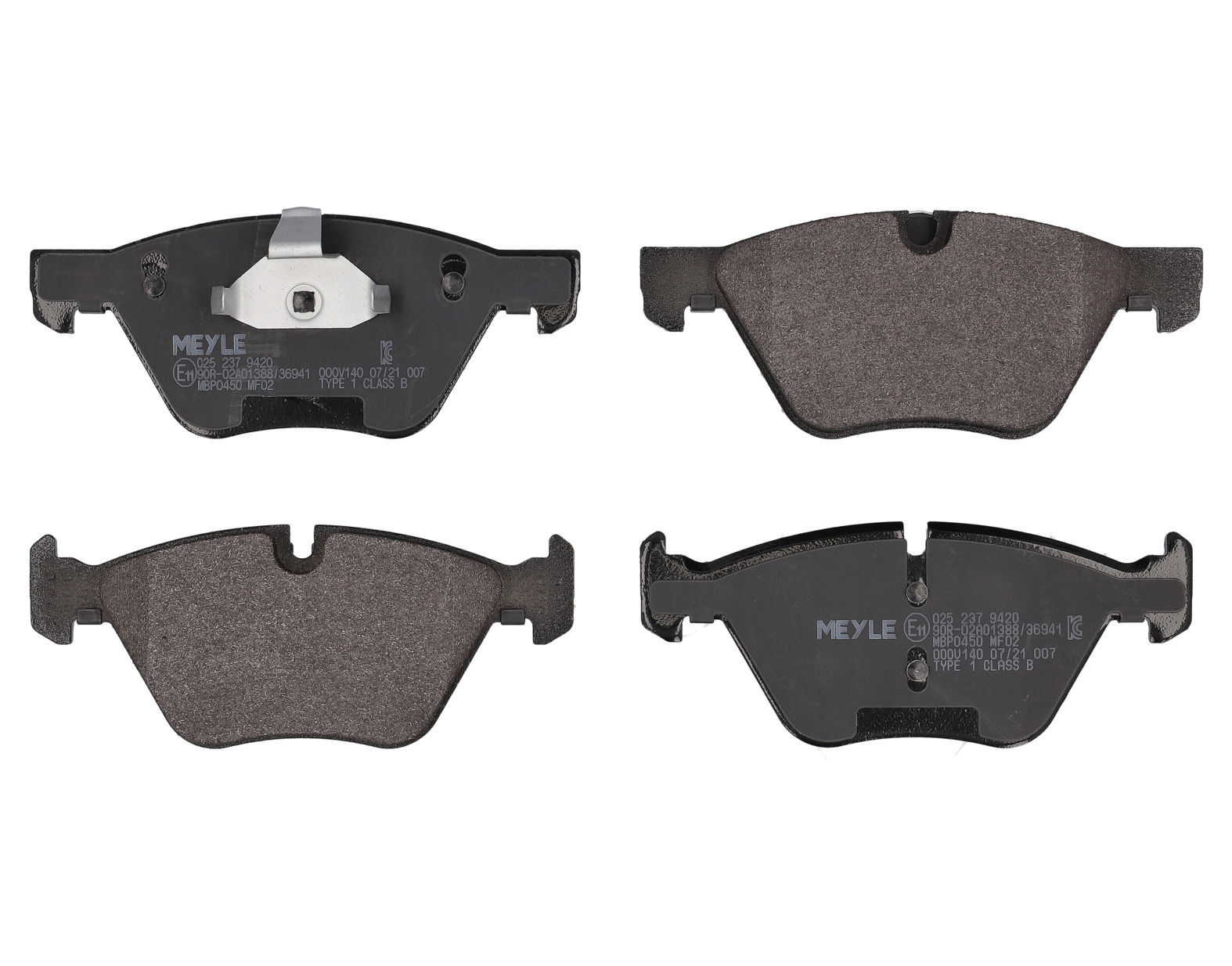 MEYLE Bremseklodser 0252379420 foraksel for BMW