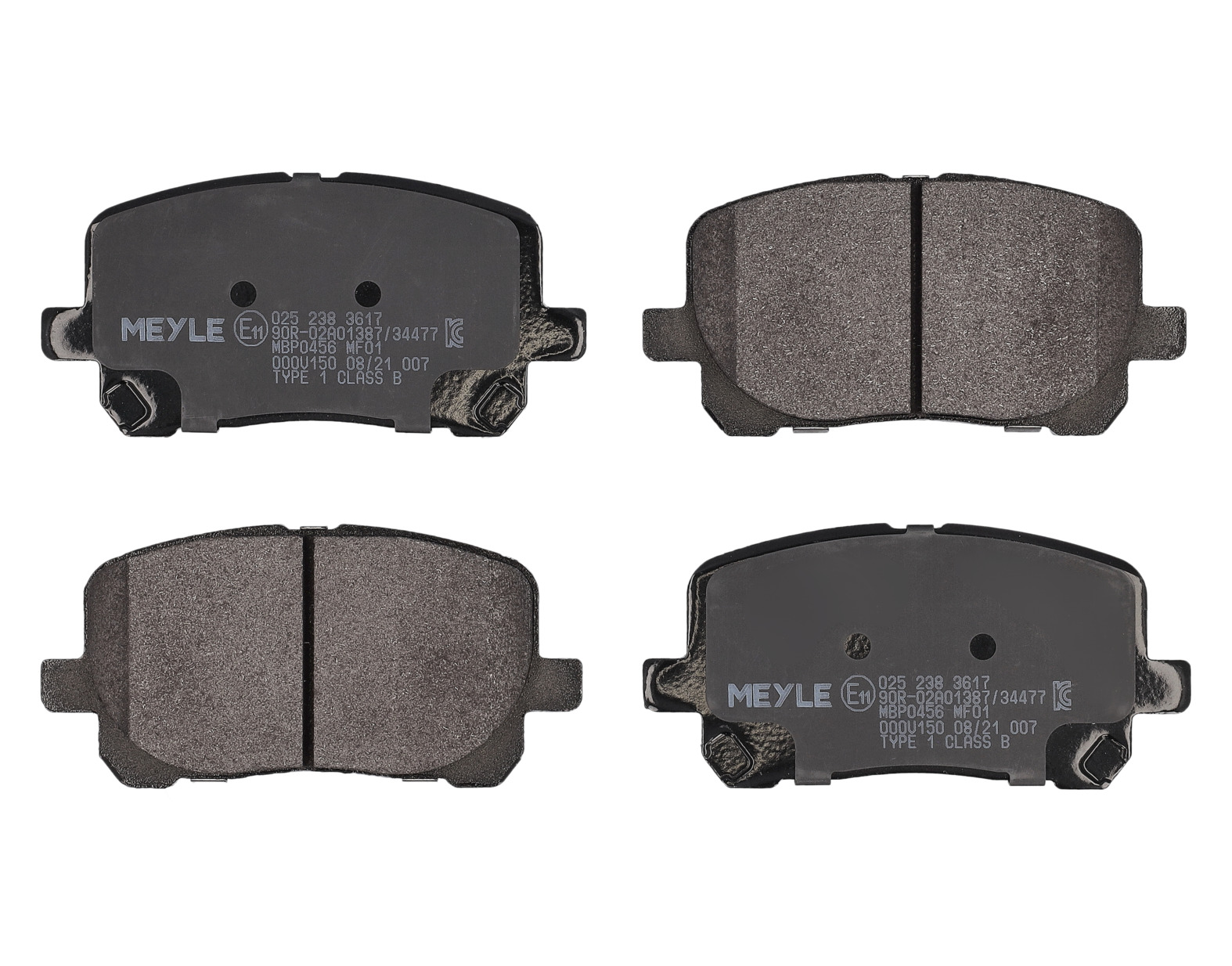 MEYLE Bremseklodser 0252383617 foraksel for TOYOTA