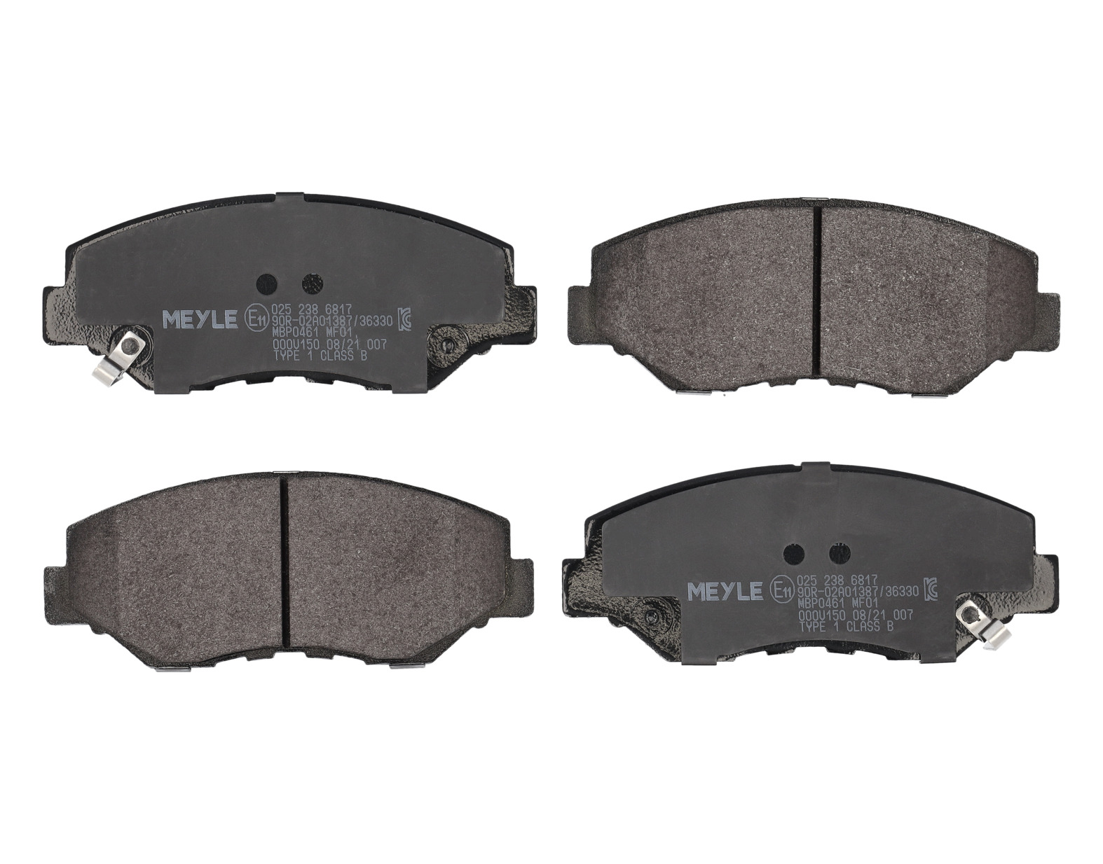 MEYLE Bremseklodser 0252386817 foraksel for HONDA