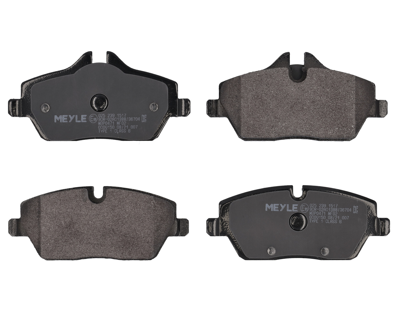 MEYLE Bremseklodser 0252391517 foraksel for BMW MINI