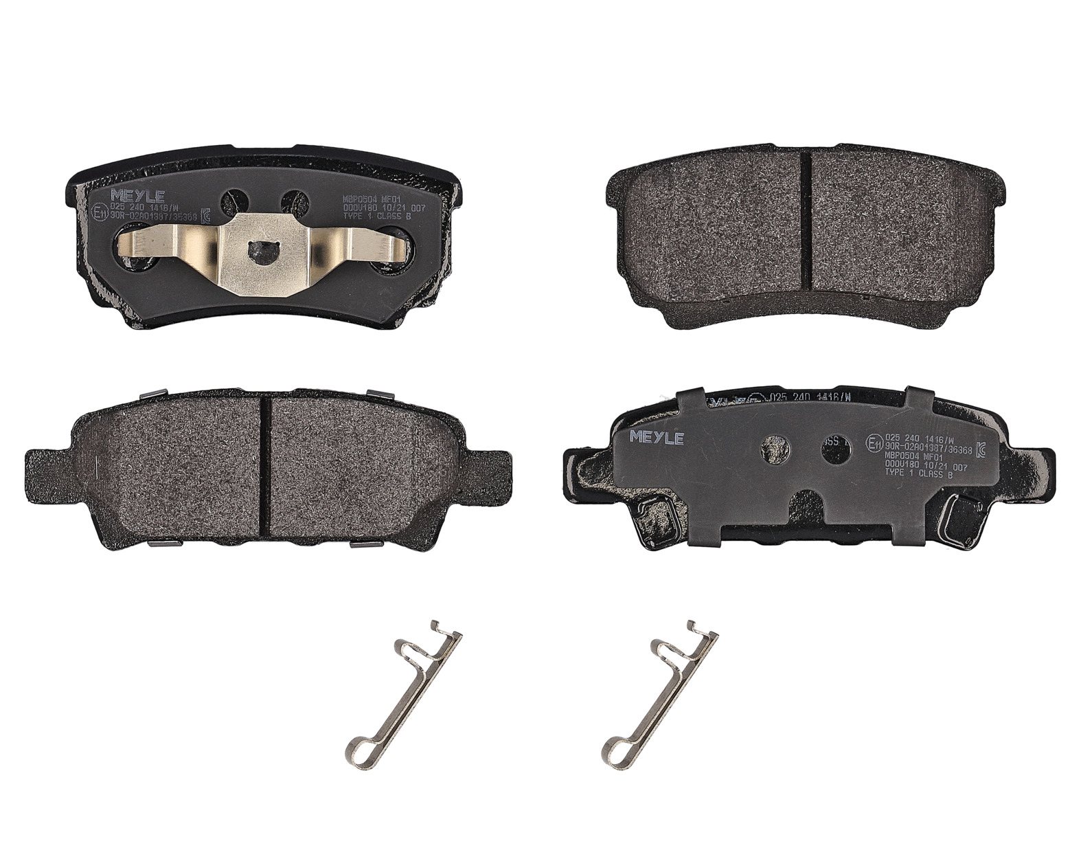 MEYLE Bremseklodser 0252401416w bagaksel for JEEP DODGE MITSUBISHI