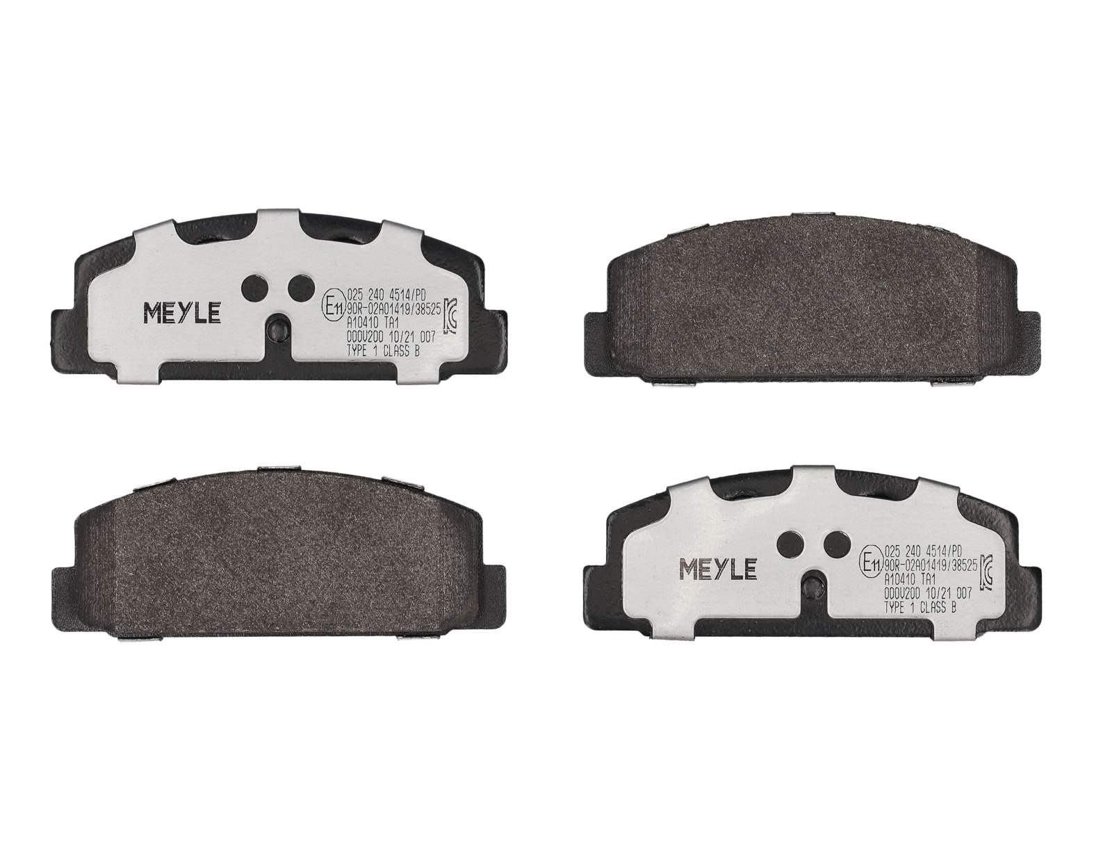 MEYLE Bremseklodser 0252404514pd bagaksel for MAZDA