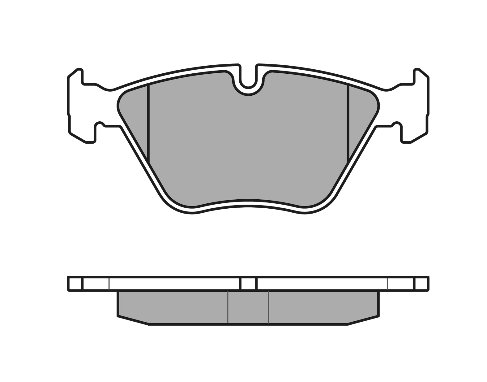 MEYLE Bremseklodser 0252409620 foraksel for BMW