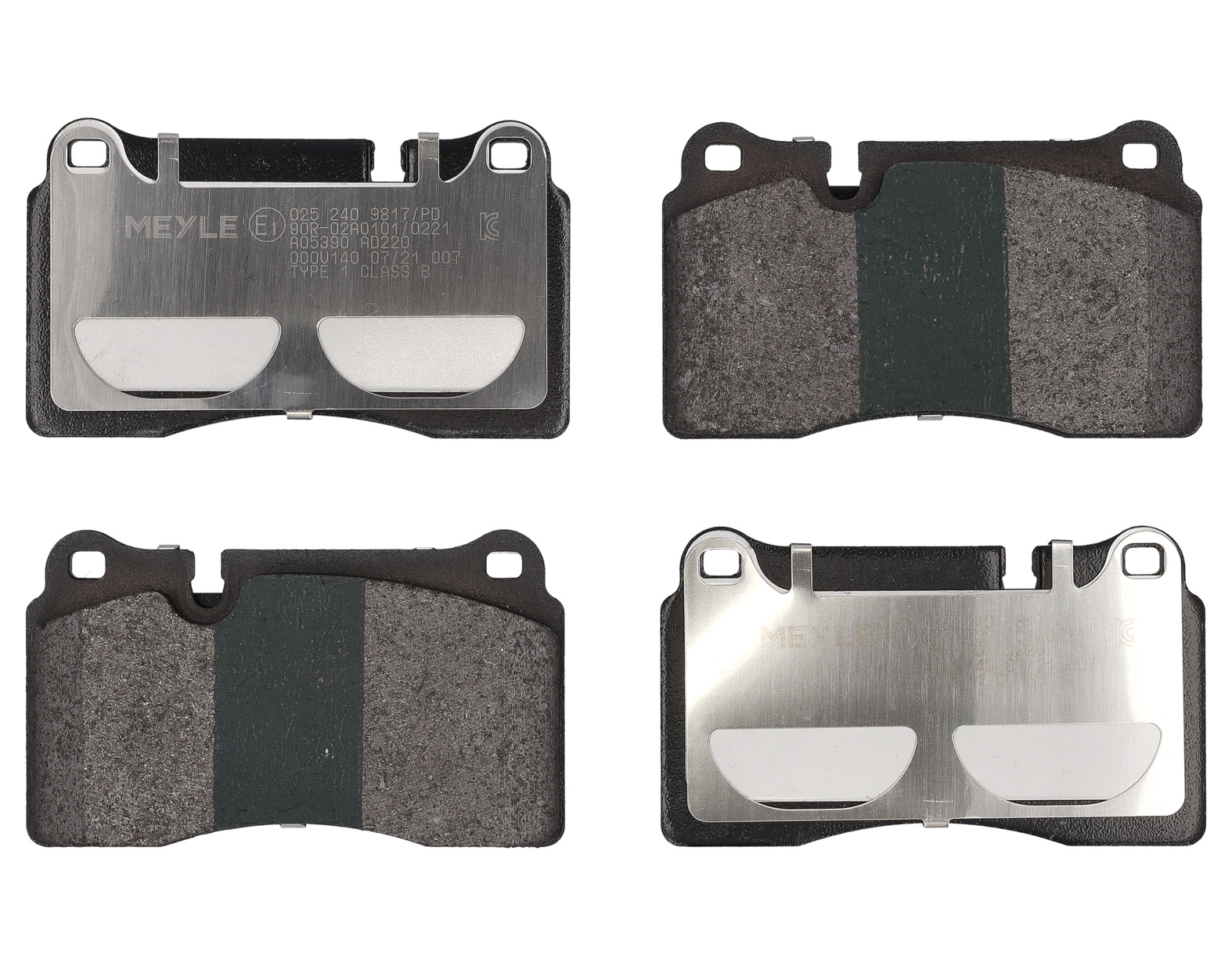 MEYLE Bremseklodser 0252409817pd foraksel for SEAT CUPRA AUDI VW