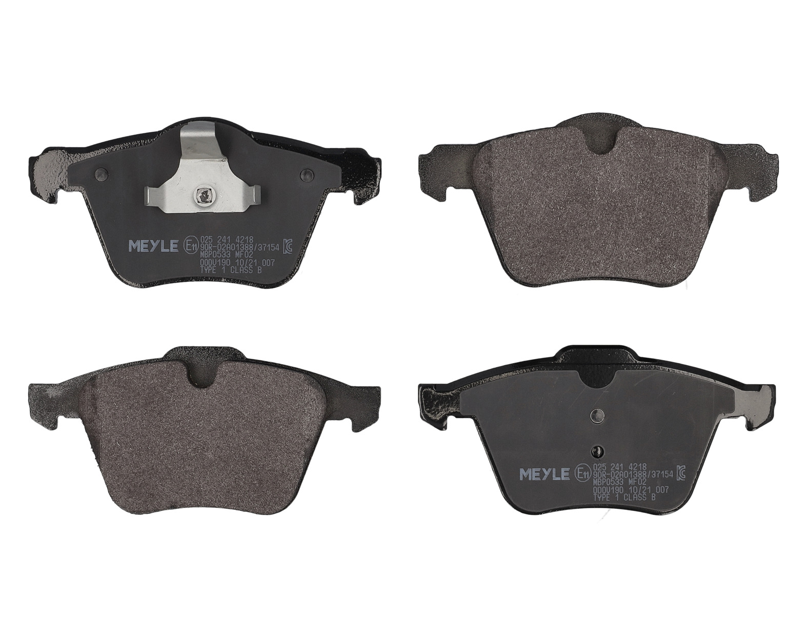 MEYLE Bremseklodser 0252414218 foraksel for FORD VOLVO
