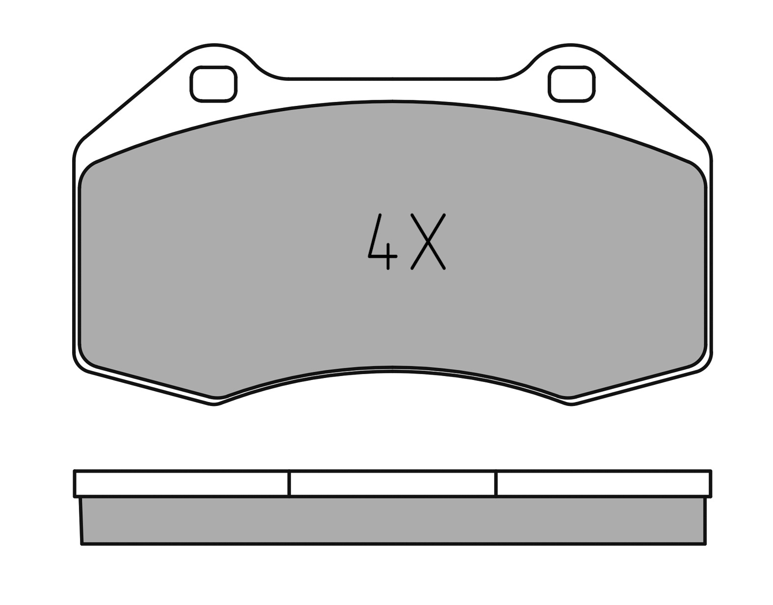 MEYLE Bremseklodser 0252416215 foraksel for RENAULT