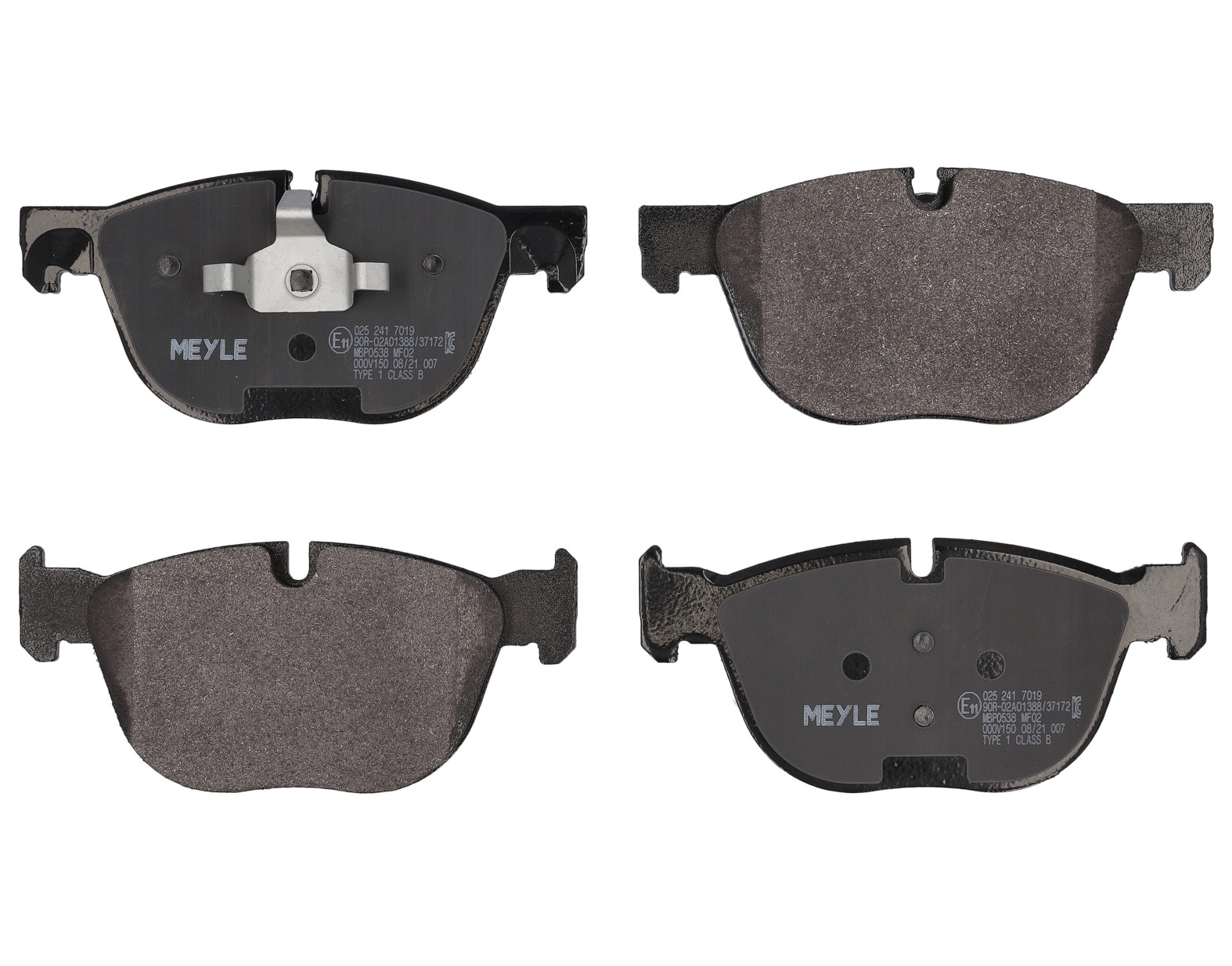 MEYLE Bremseklodser 0252417019 foraksel for BMW