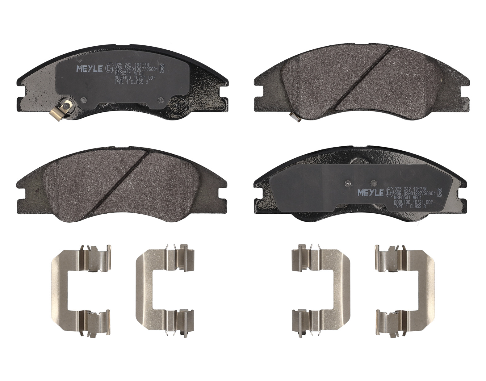 MEYLE Bremseklodser 0252421817w foraksel for KIA