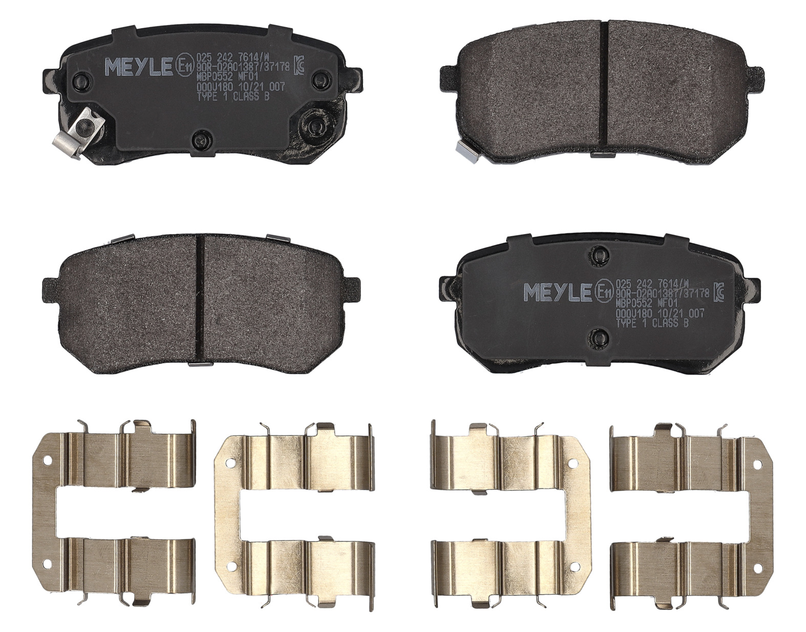MEYLE Bremseklodser 0252427614w bagaksel for KIA