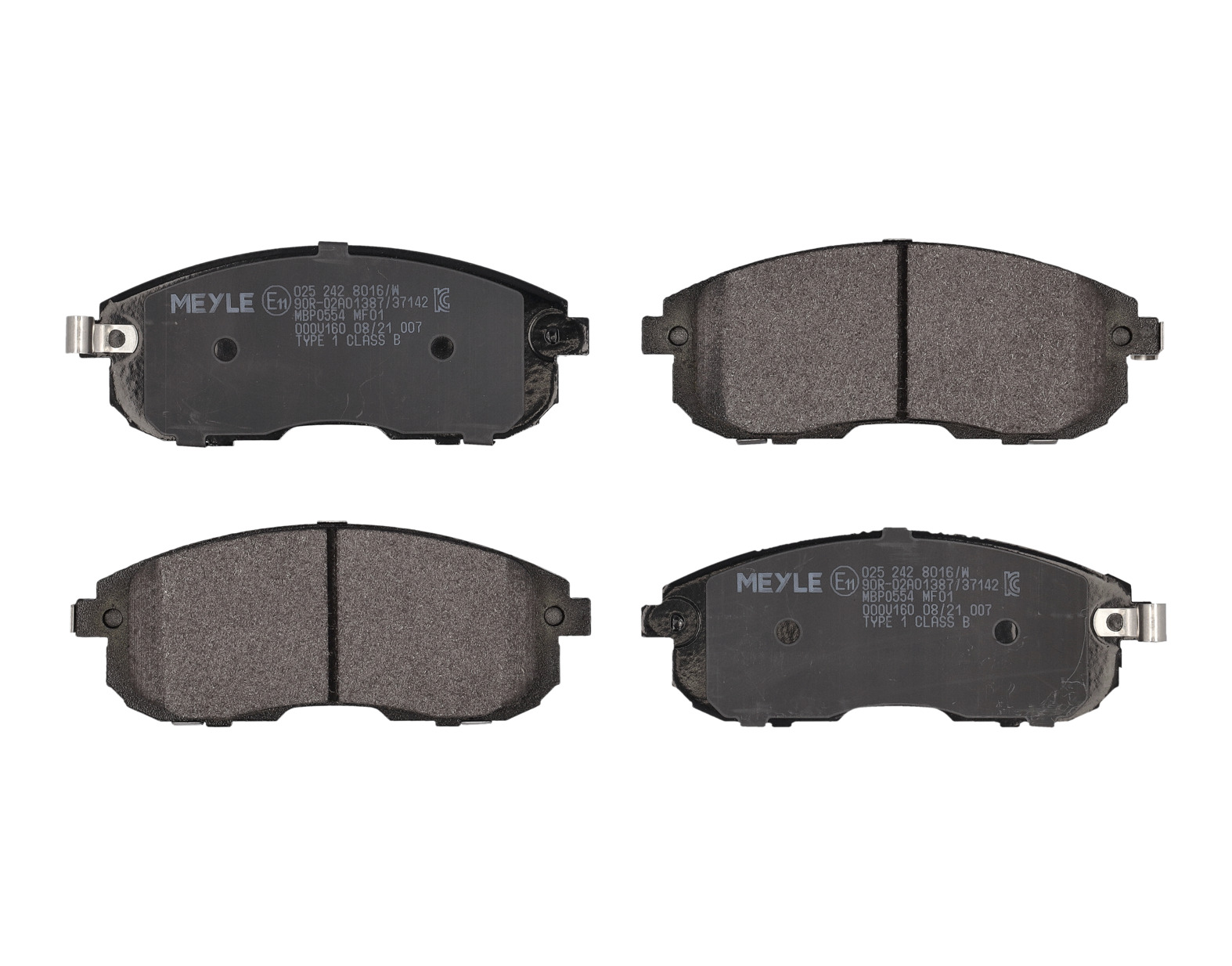 MEYLE Bremseklodser 0252428016w foraksel for NISSAN SUZUKI