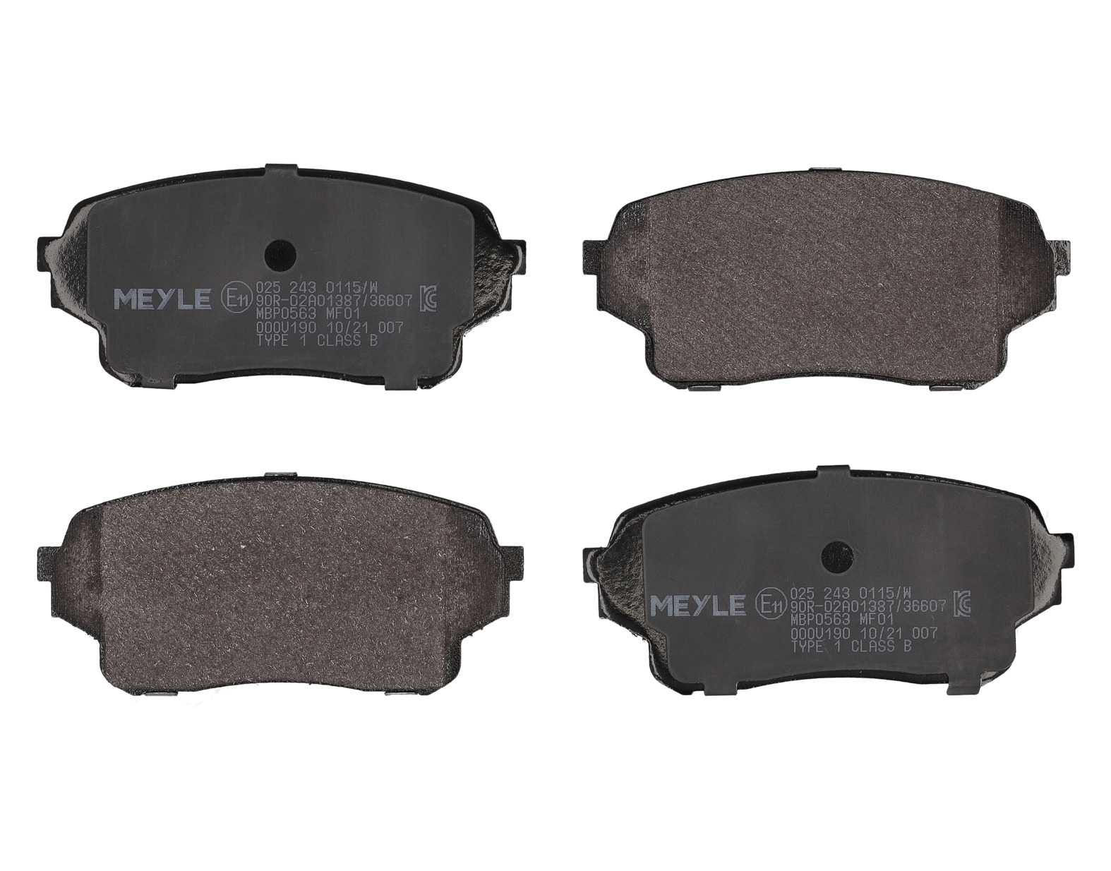 MEYLE Bremseklodser 0252430115w foraksel for SUZUKI