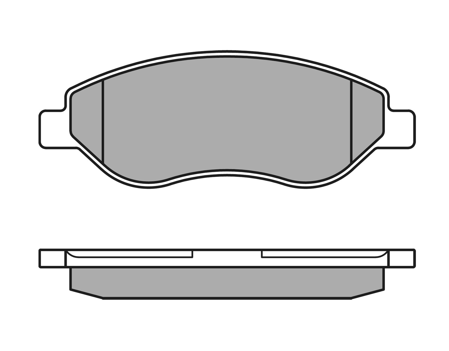 MEYLE Bremseklodser 0252455019w foraksel for OPEL VAUXHALL GENERAL MOTORS