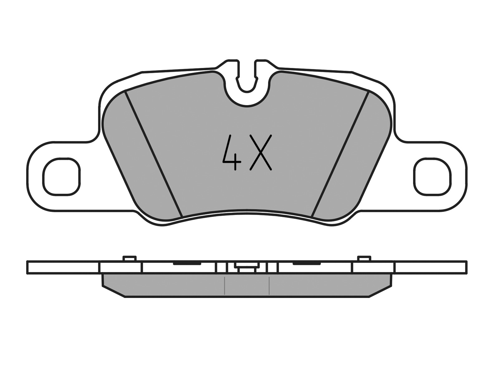 MEYLE Bremseklodser 0252455416pd bagaksel for PORSCHE