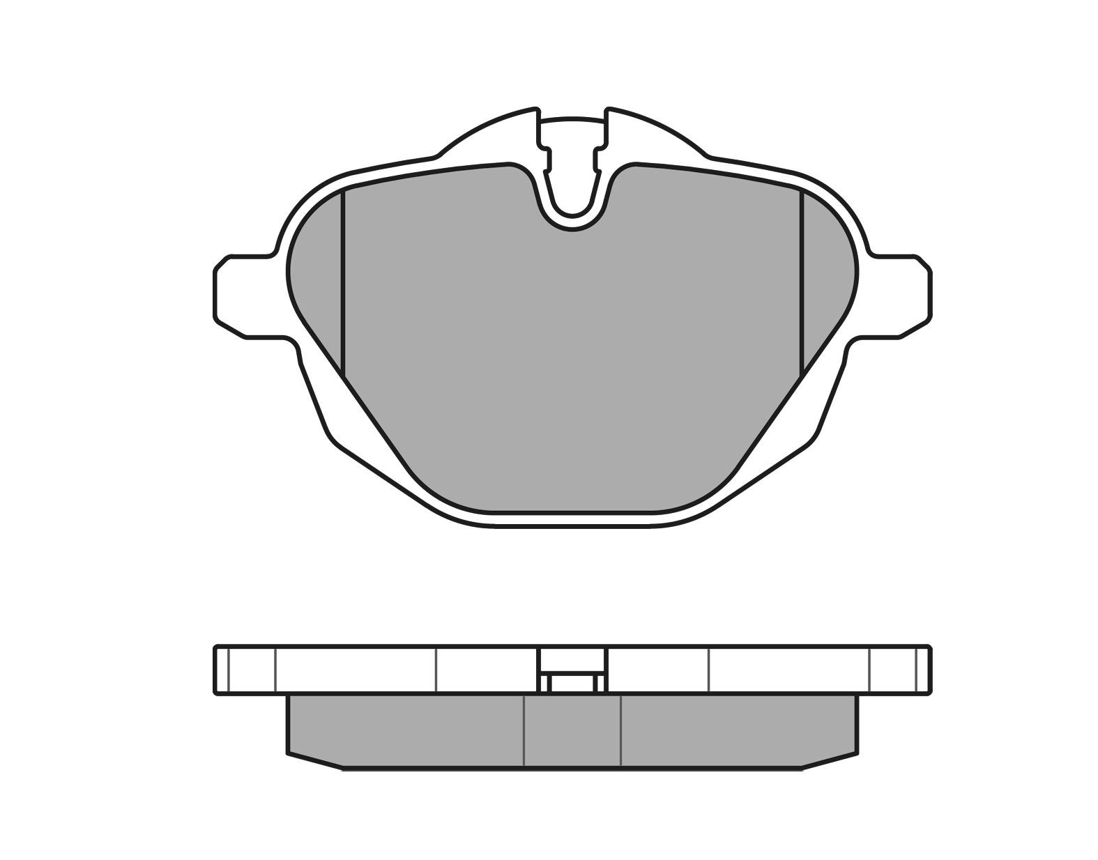 MEYLE Bremseklodser 0252456118 bagaksel for BMW