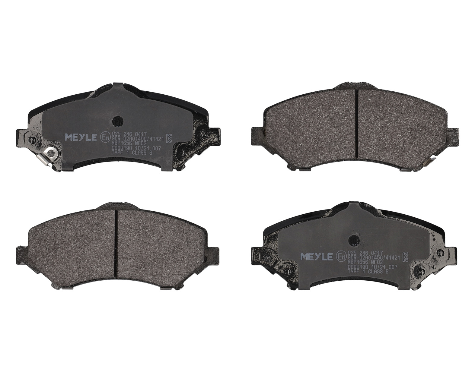 MEYLE Bremseklodser 0252460417 foraksel for FIAT CHRYSLER DODGE JEEP VW