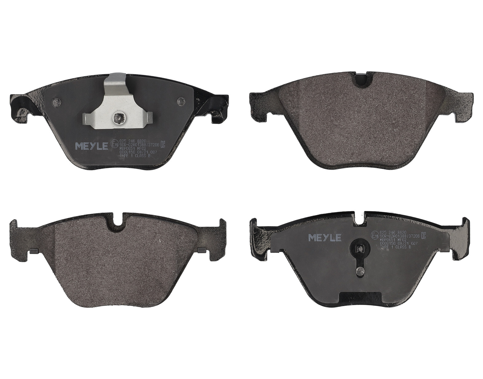 MEYLE Bremseklodser 0252468820 foraksel for BMW