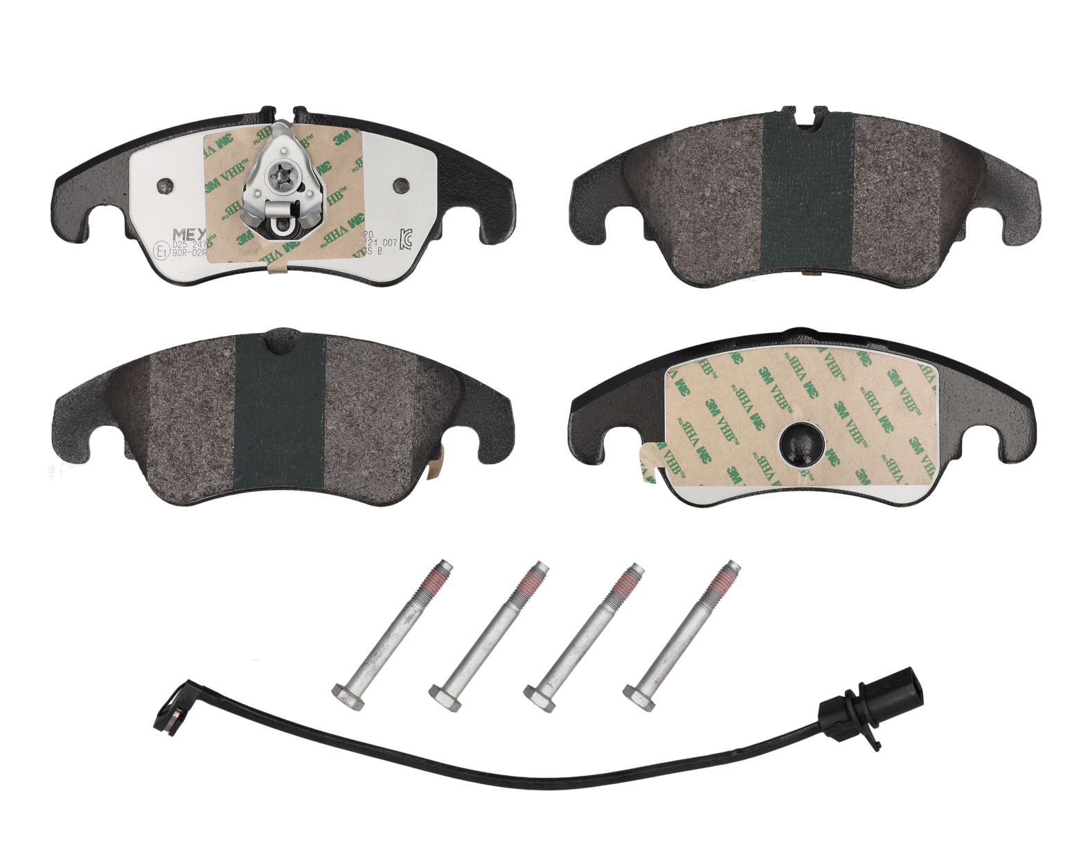 MEYLE Bremseklodser 0252474319pd foraksel for AUDI