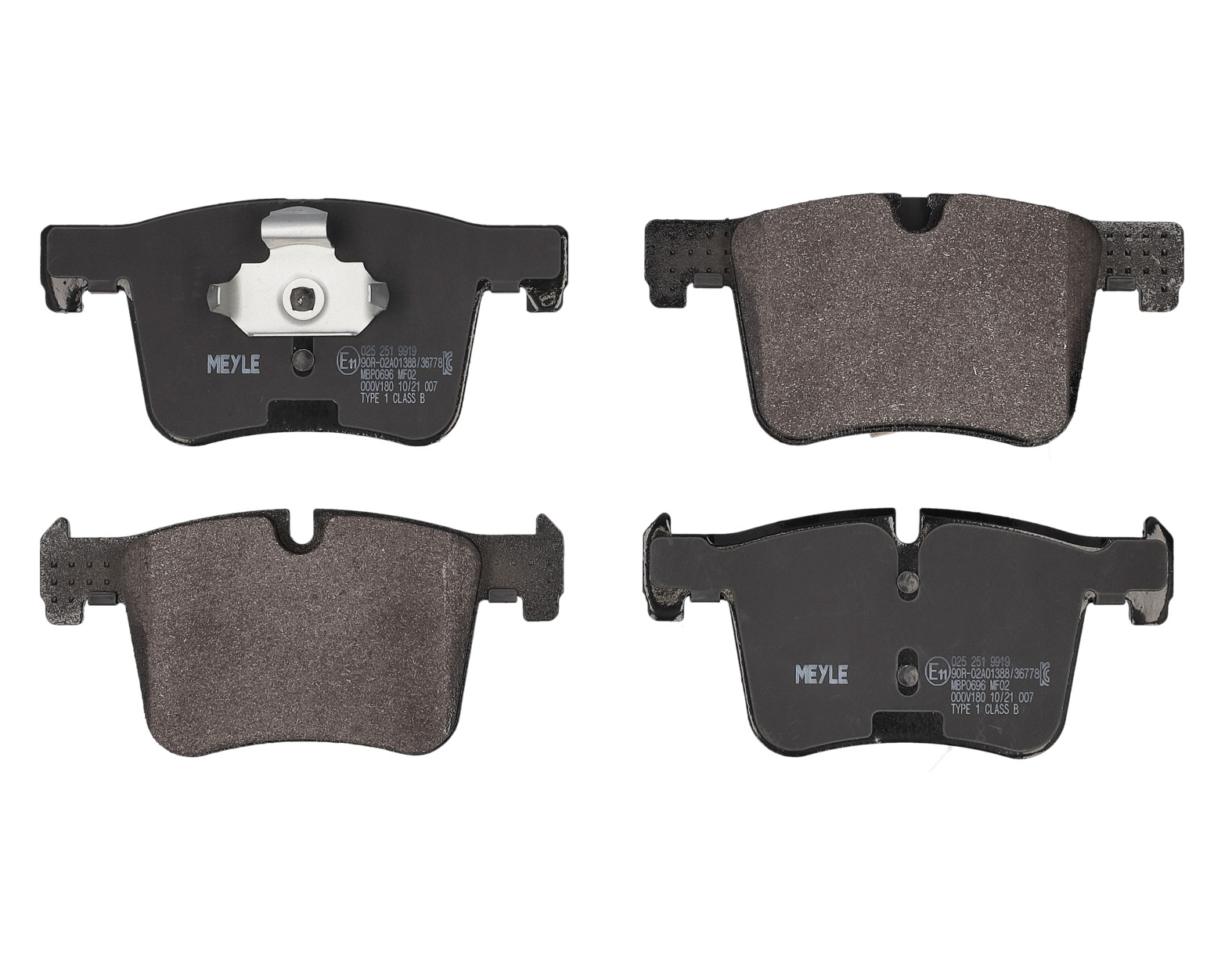 MEYLE Bremseklodser 0252519919 foraksel for BMW