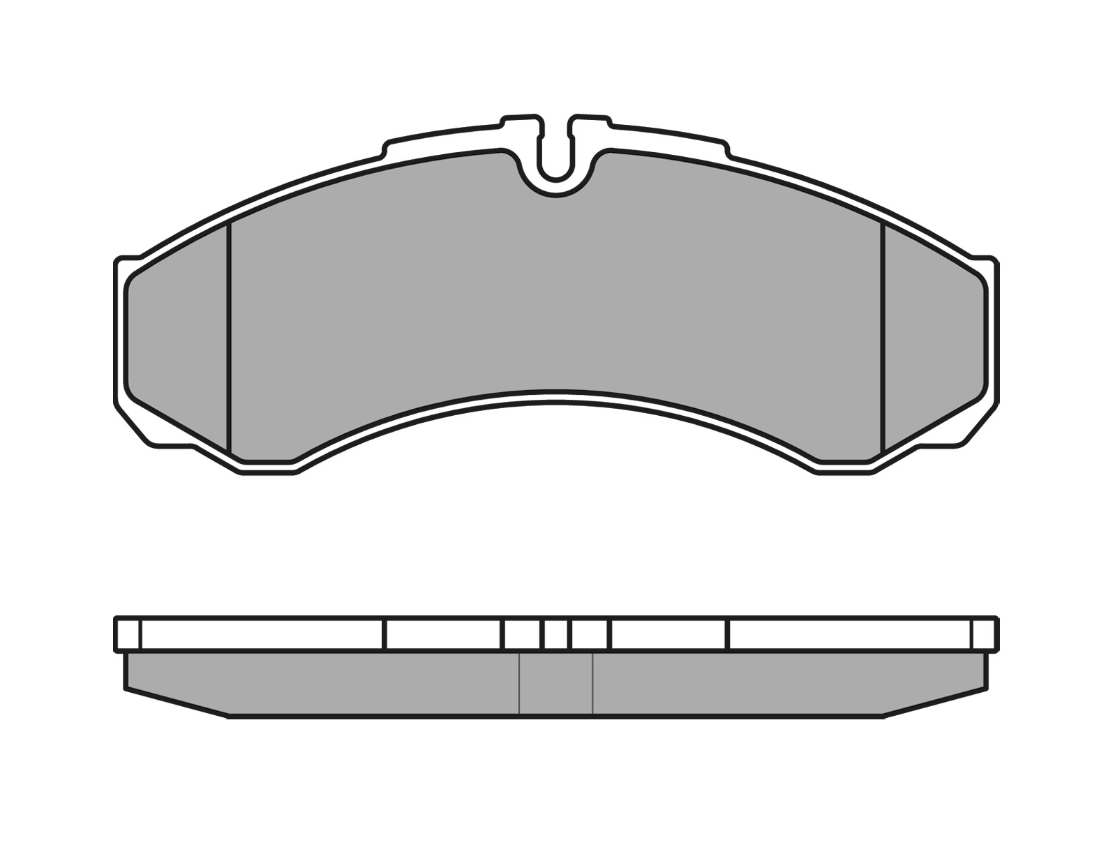 MEYLE Bremseklodser 0252912117 foraksel for IVECO RENAULT TRUCKS