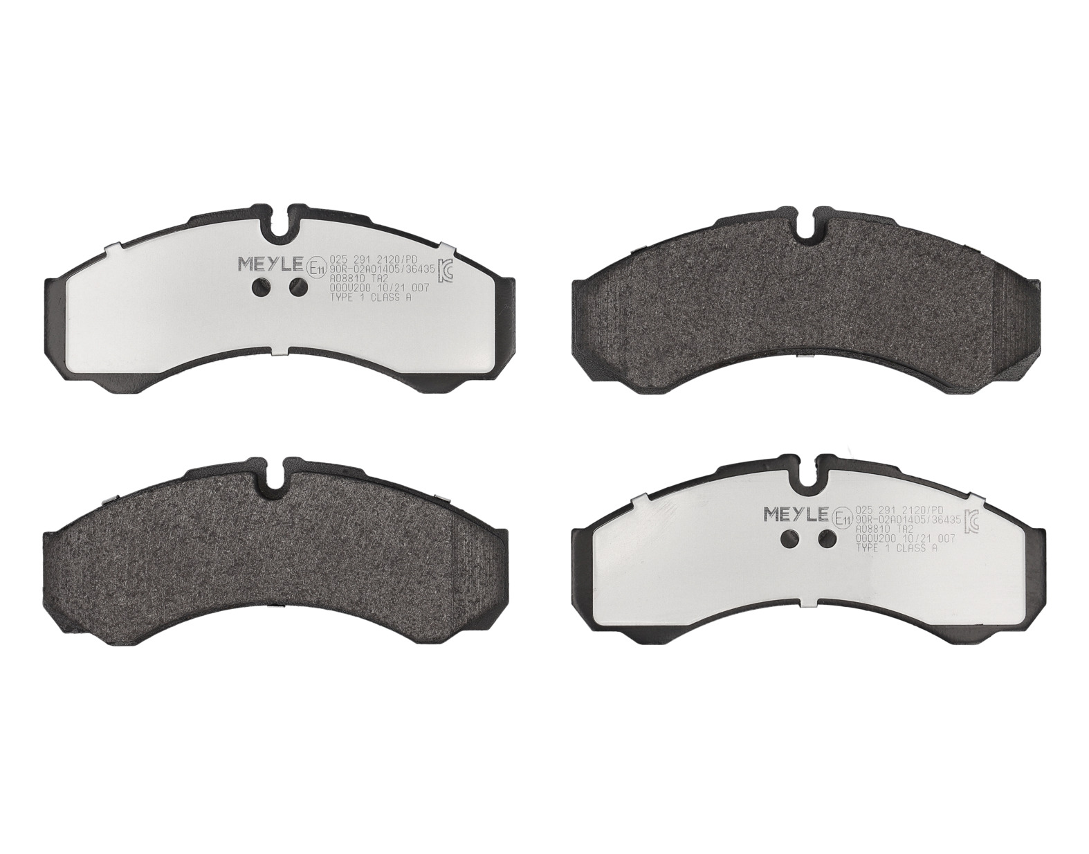 MEYLE Bremseklodser 0252912120pd for IVECO