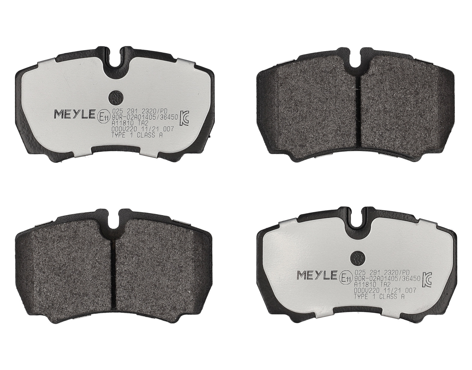 MEYLE Bremseklodser 0252912320pd bagaksel for FORD