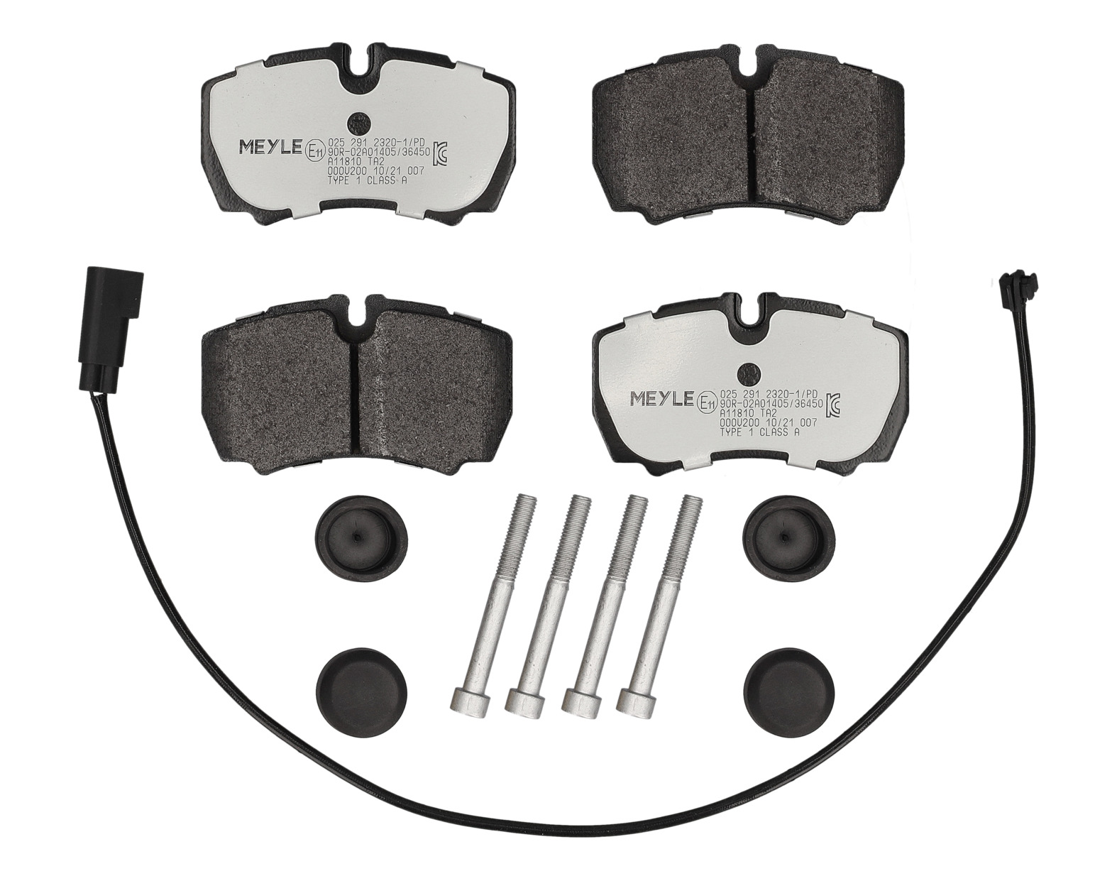 MEYLE Bremseklodser 02529123201pd bagaksel for FORD