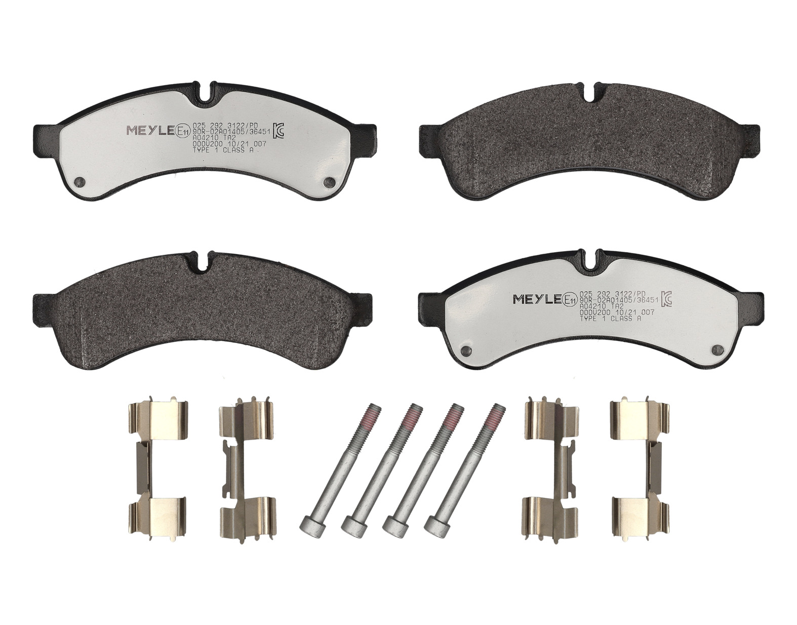 MEYLE Bremseklodser 0252923122pd bagaksel for IVECO