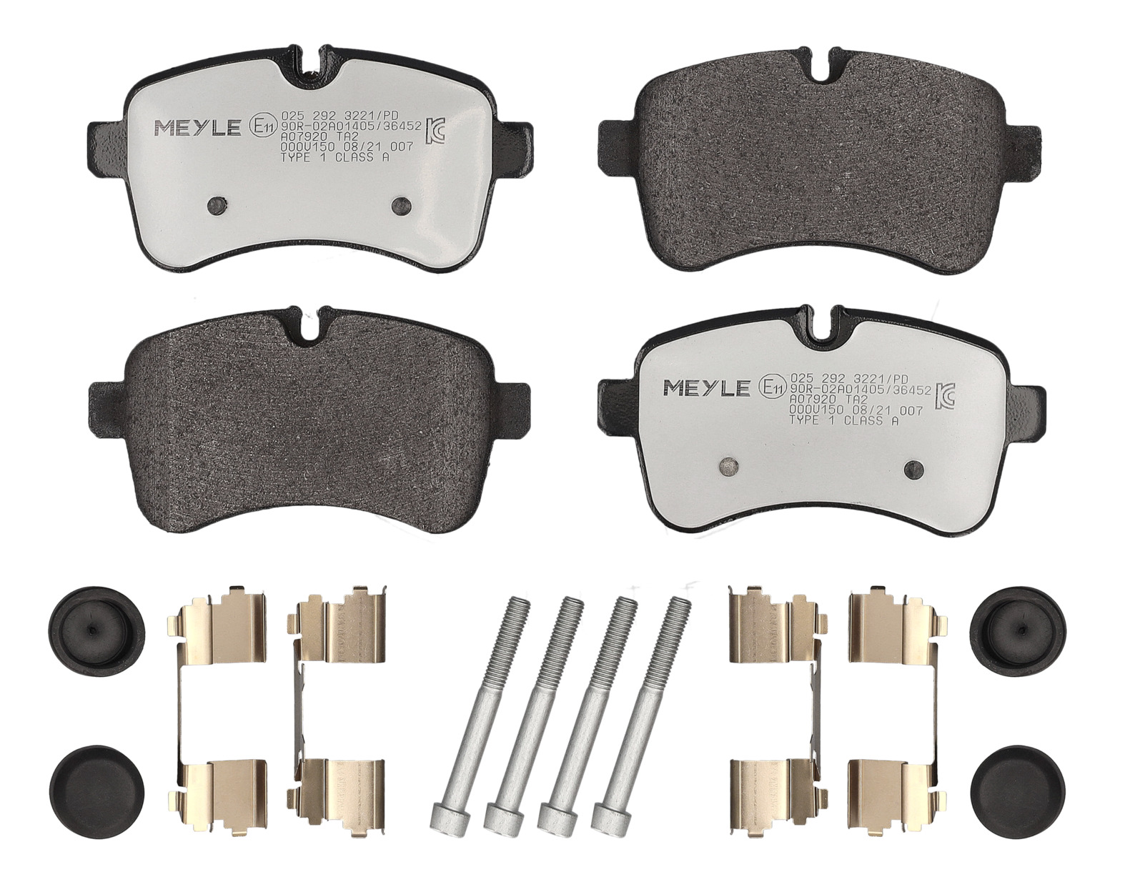 MEYLE Bremseklodser 0252923221pd bagaksel for IVECO