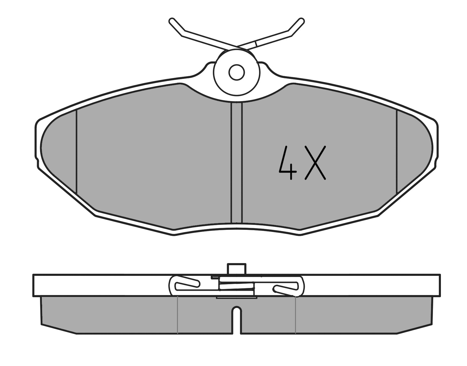 MEYLE Bremseklodser 0252419017 bagaksel for DAIMLER JAGUAR FORD USA