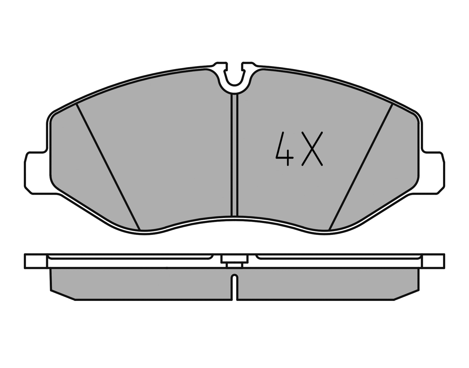MEYLE Bremseklodser 0252206221pd foraksel for MERCEDES-BENZ