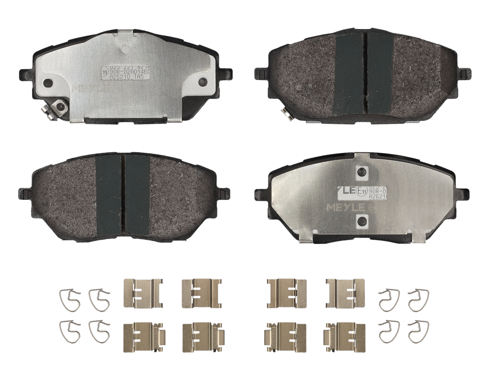 MEYLE Bremseklodser 0252278218pd foraksel for TOYOTA