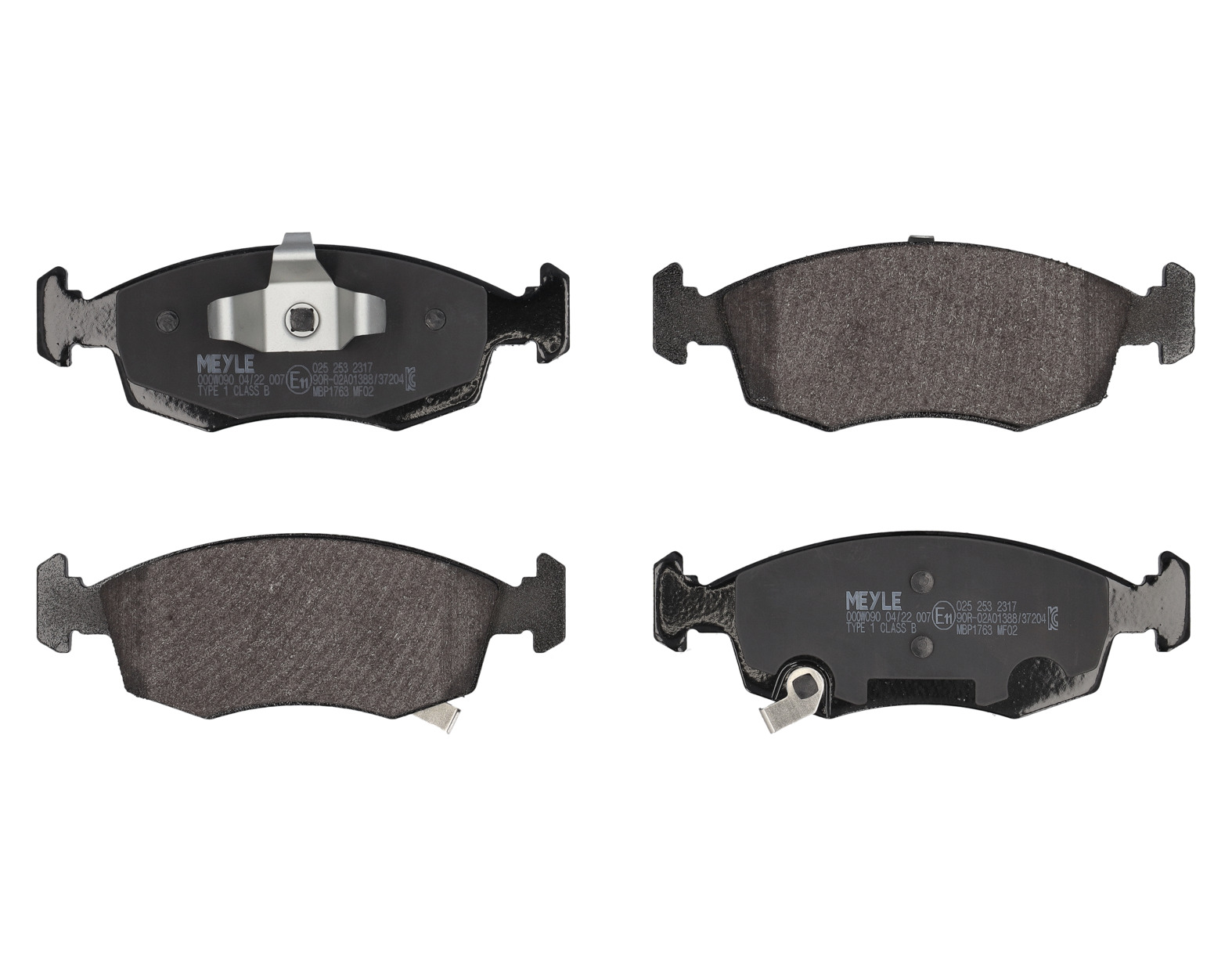 MEYLE Bremseklodser 0252532317 foraksel for LANCIA FIAT