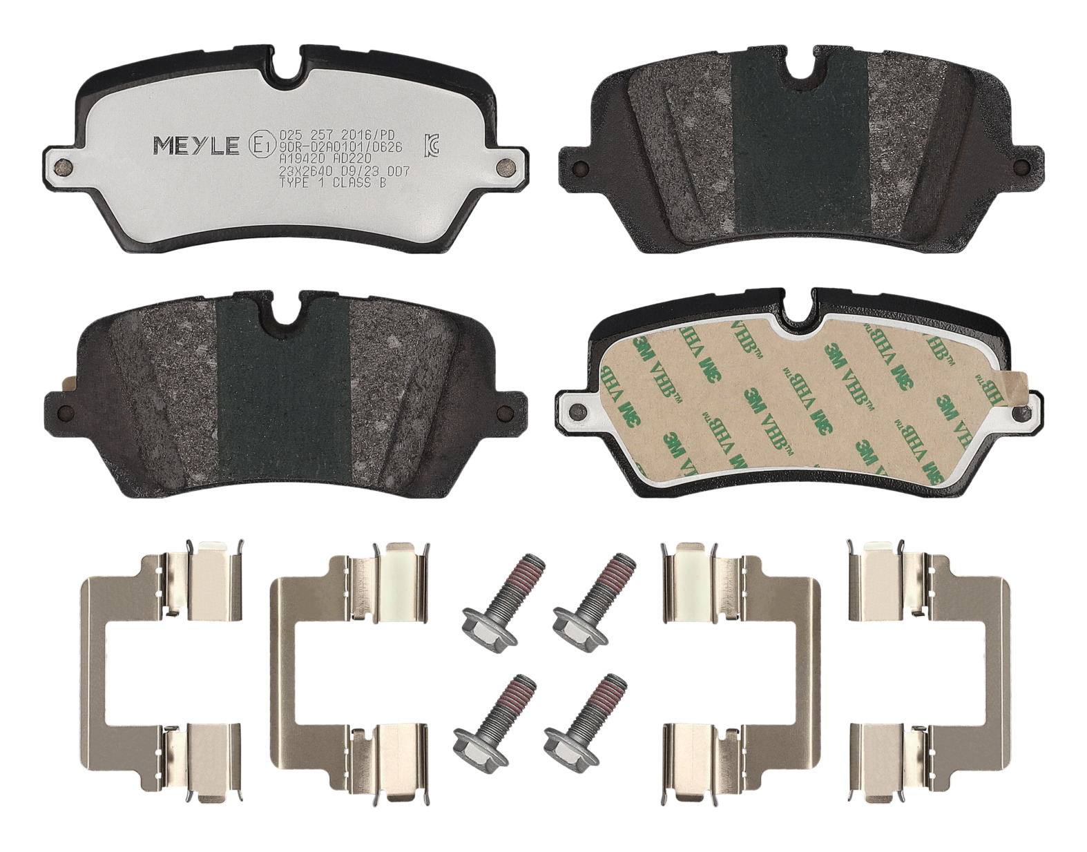 MEYLE Bremseklodser 0252572016pd bagaksel for LAND ROVER