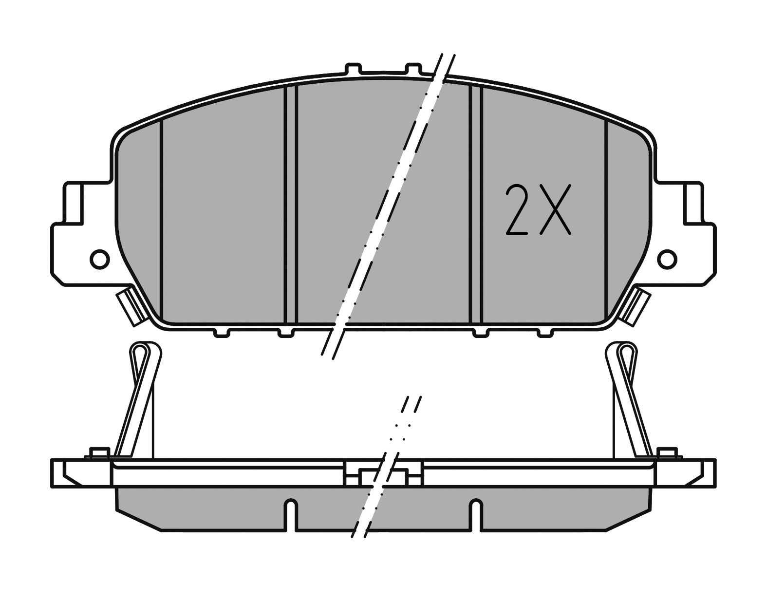 MEYLE Bremseklodser 0252579216pd foraksel for HONDA