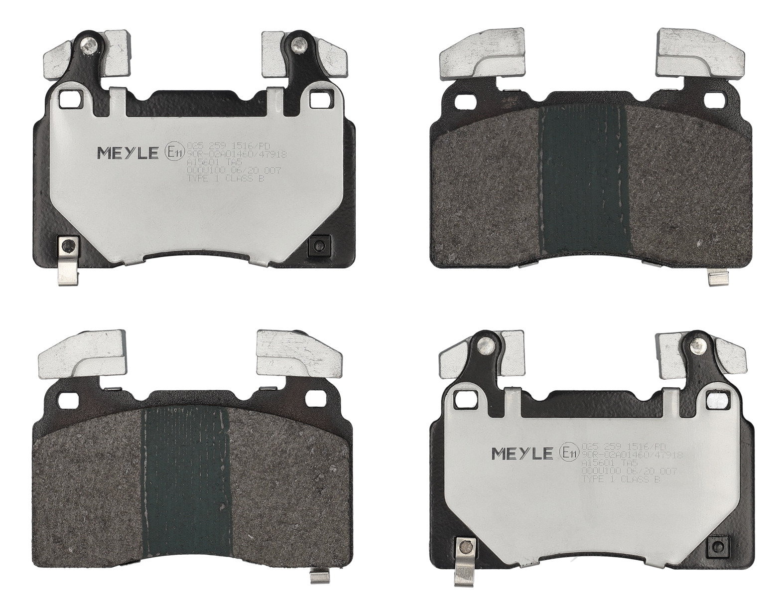 MEYLE Bremseklodser 0252591516pd foraksel for GENERAL MOTORS NIO