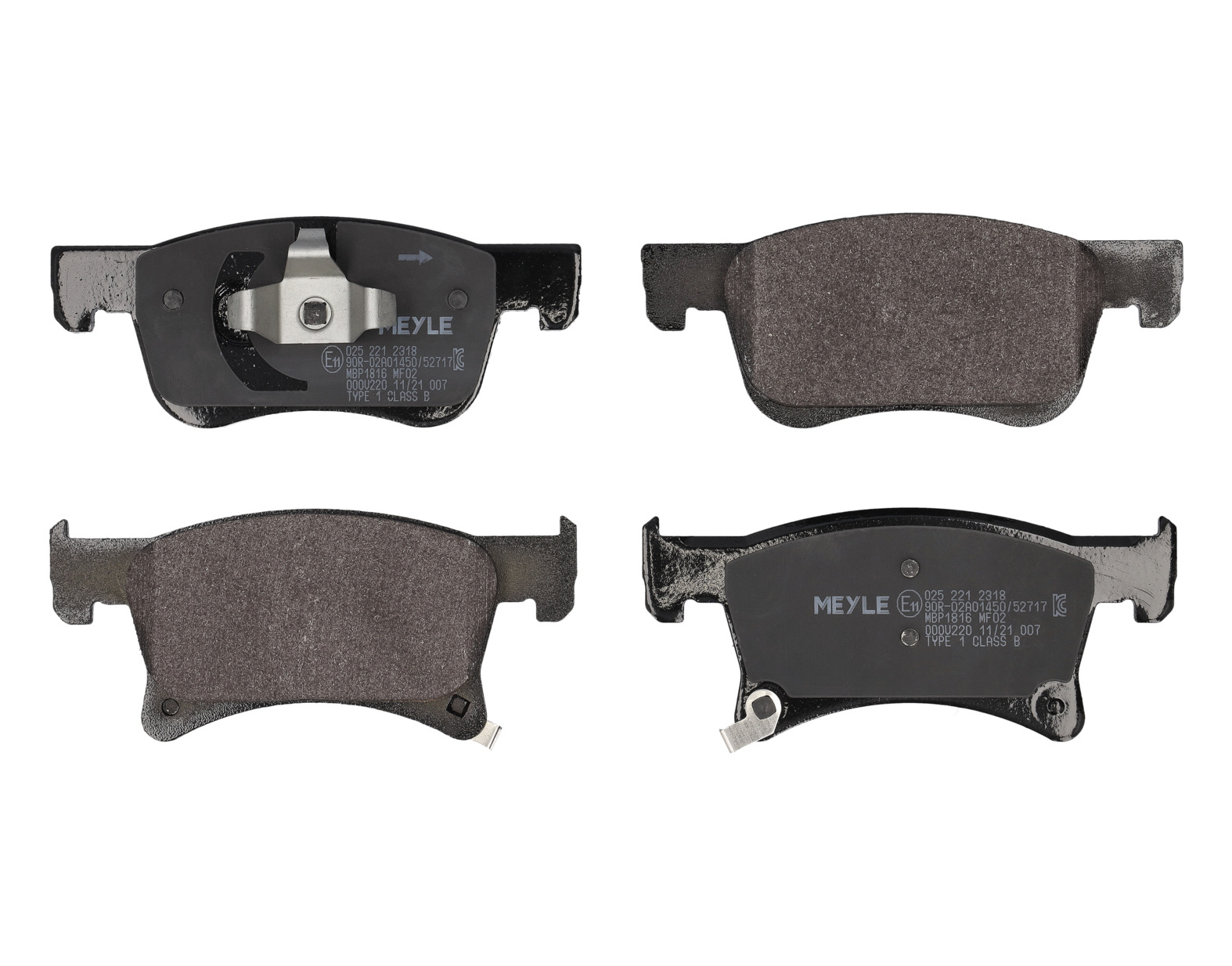 MEYLE Bremseklodser 0252212318 foraksel for OPEL GENERAL MOTORS