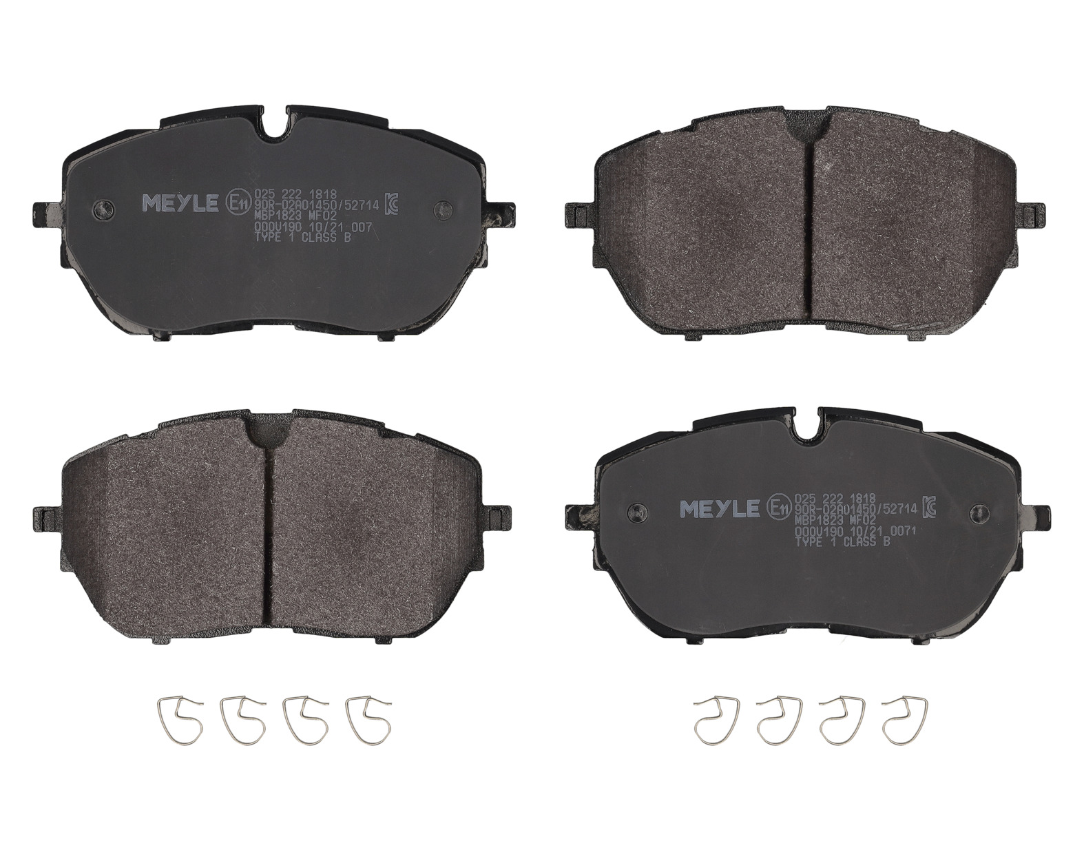 MEYLE Bremseklodser 0252221818 foraksel for PEUGEOT GENERAL MOTORS