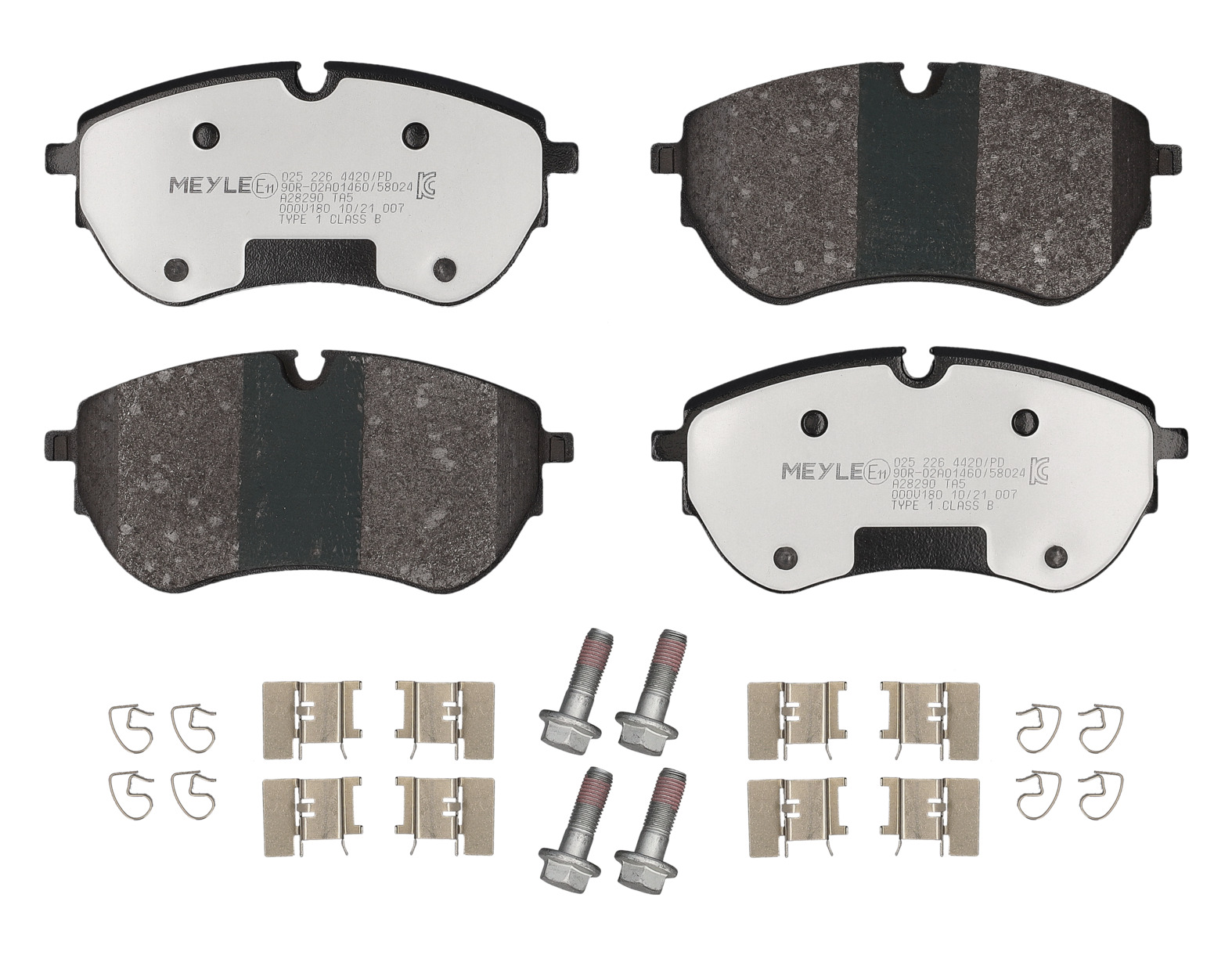 MEYLE Bremseklodser 0252264420pd foraksel for VW