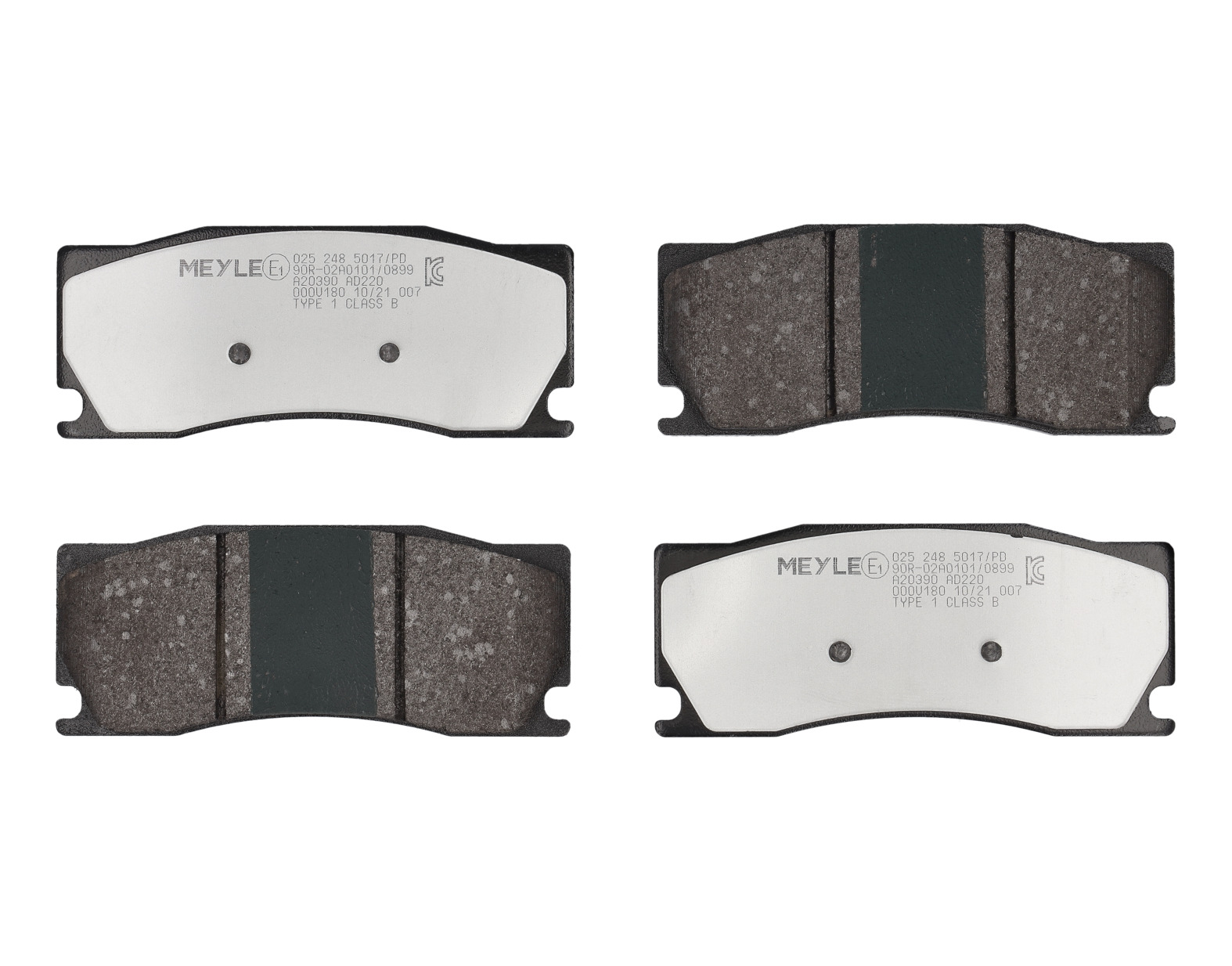 MEYLE Bremseklodser 0252485017pd foraksel for JAGUAR
