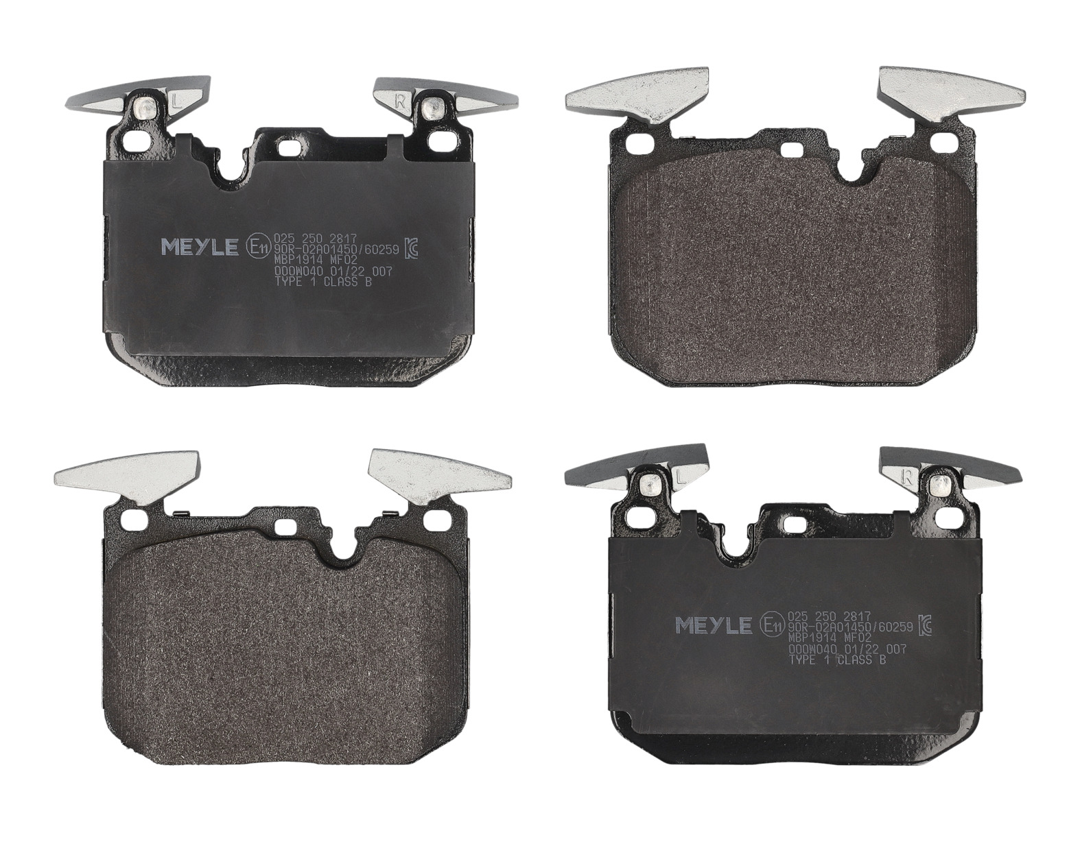 MEYLE Bremseklodser 0252502817 for BMW