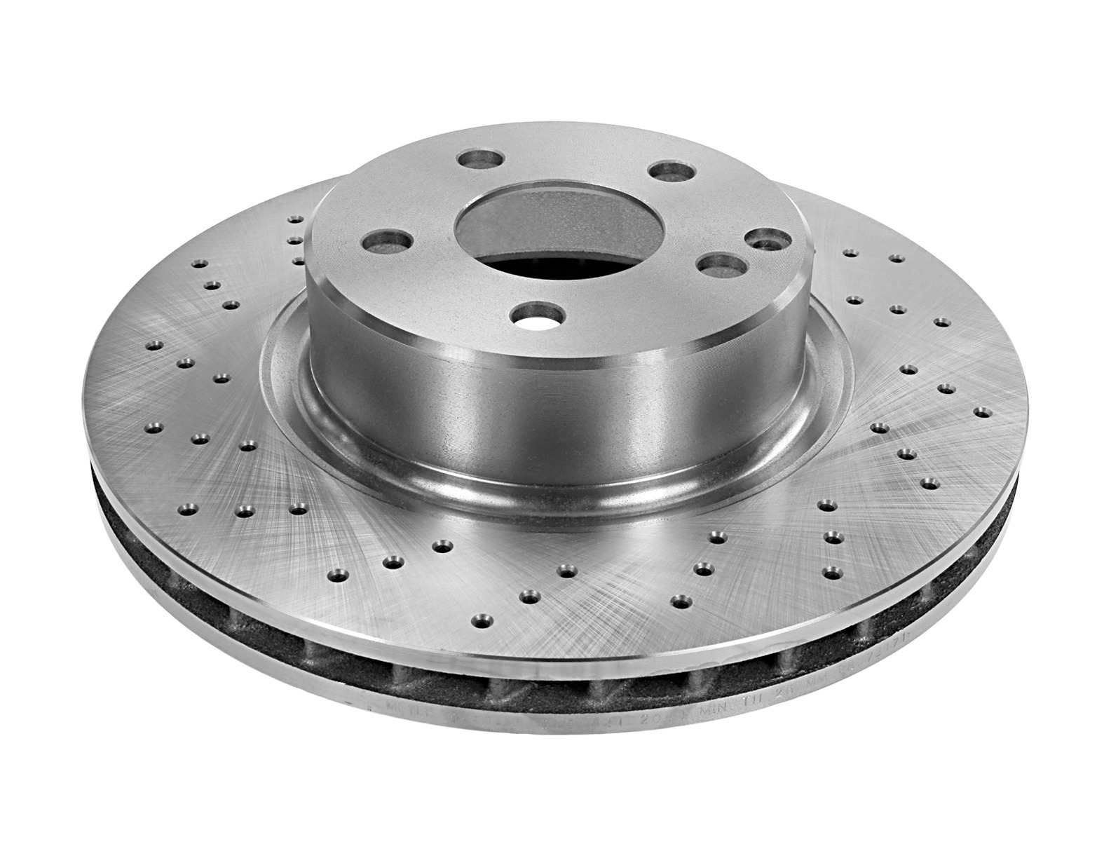 MEYLE Bremseskive 0155212048 foraksel perforeret 312mm 28mm for MERCEDES-BENZ