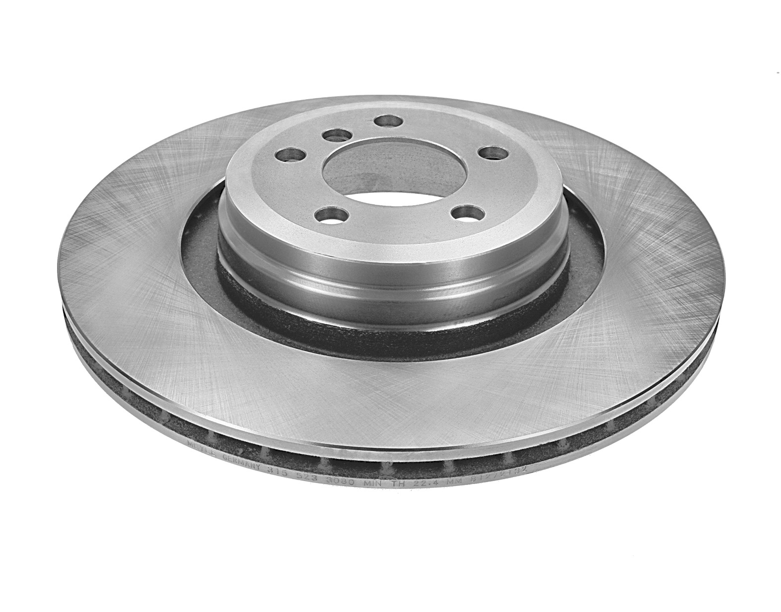 MEYLE Bremseskive 3155233080 bagaksel ventileret 370mm 24mm for BMW