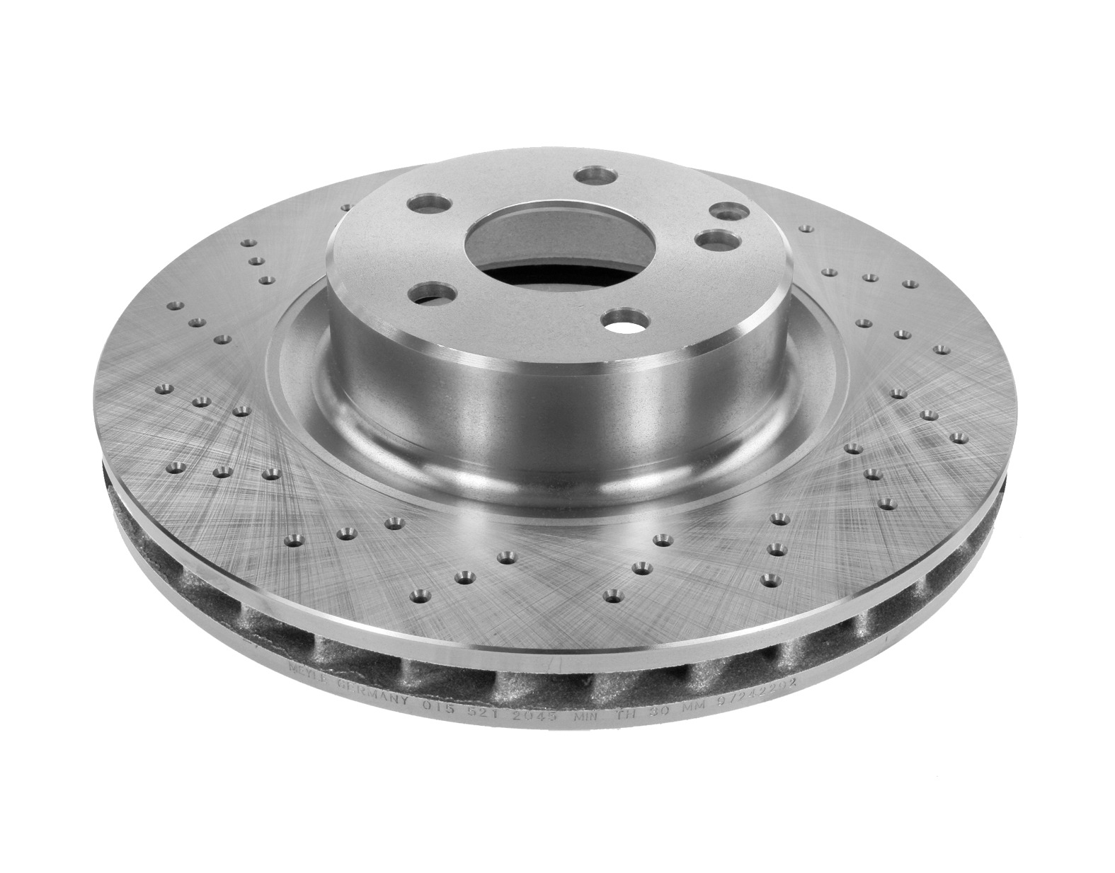 MEYLE Bremseskive 0155212045 foraksel perforeret 330mm 32mm for MERCEDES-BENZ