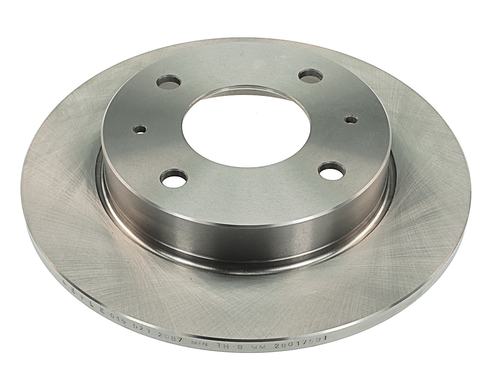 MEYLE Bremseskive 0155232087 bagaksel fuld 250mm 10mm for MITSUBISHI SMART