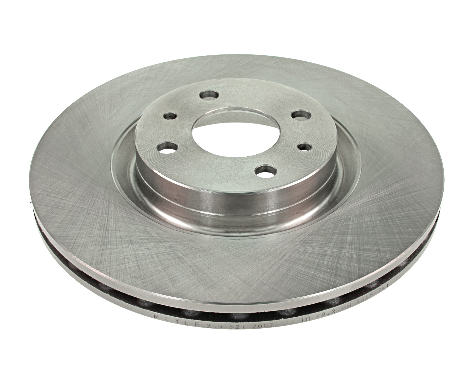 MEYLE Bremseskive 2155212007 foraksel ventileret 284mm 22mm for ABARTH FIAT LANCIA ALFA ROMEO