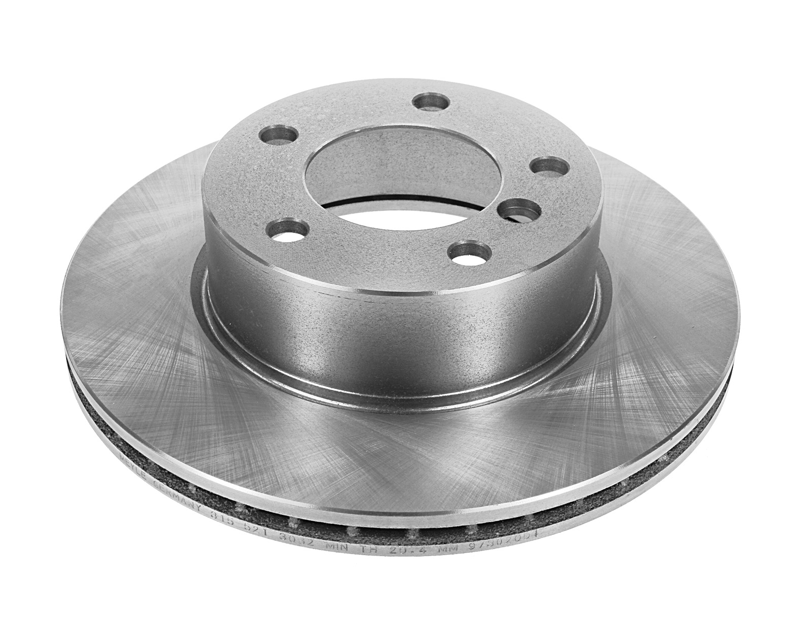 MEYLE Bremseskive 3155213062 foraksel ventileret 284mm 22mm for BMW