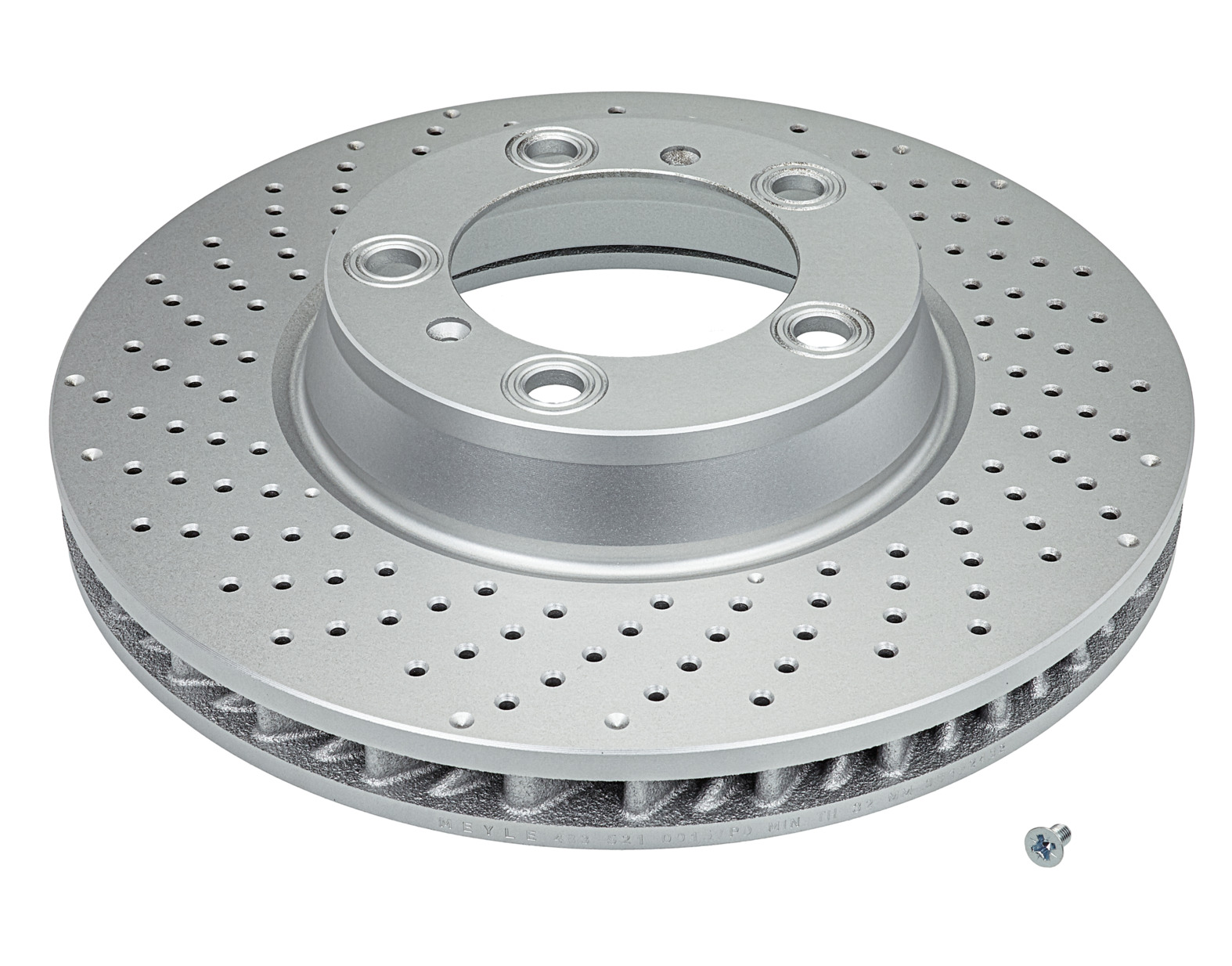 MEYLE Bremseskive 4835210015pd venstre foraksel perforeret 330mm 34mm for PORSCHE