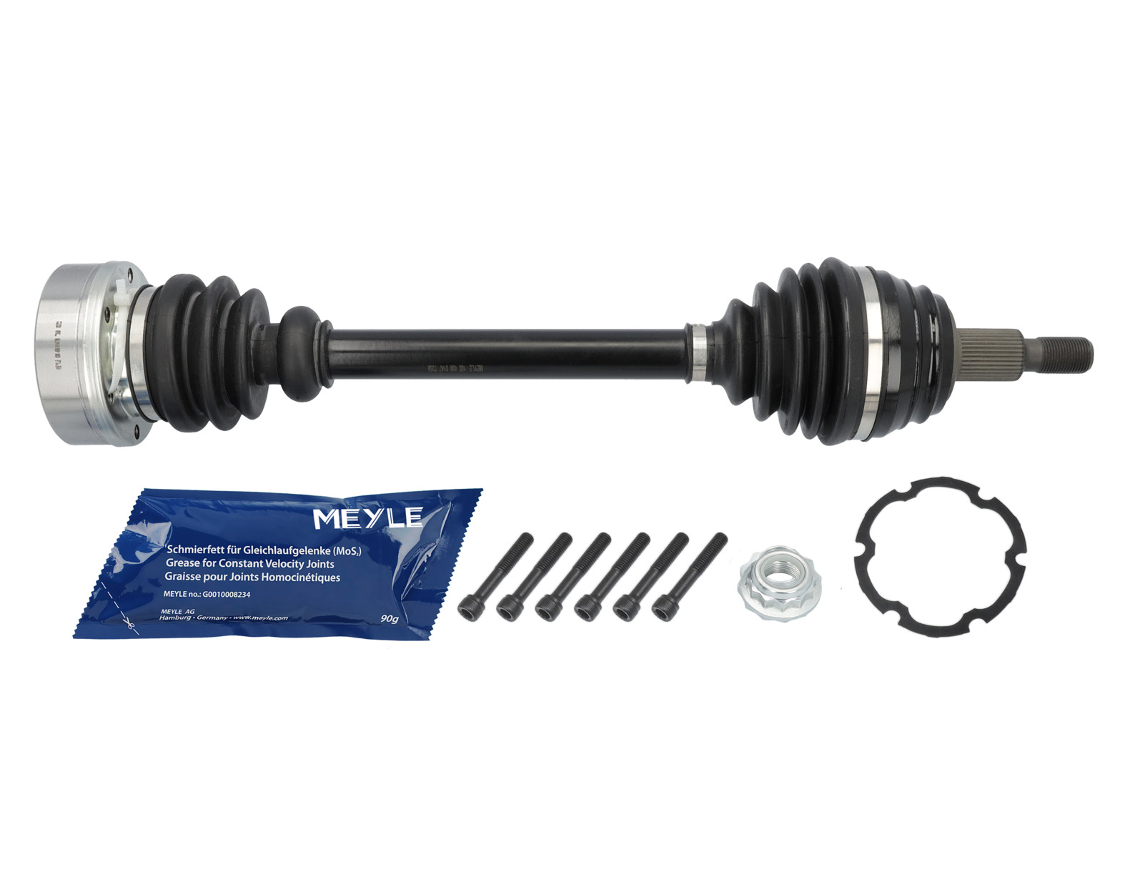 MEYLE Drivaksel 100 498 0147 venstre foraksel for VW SEAT