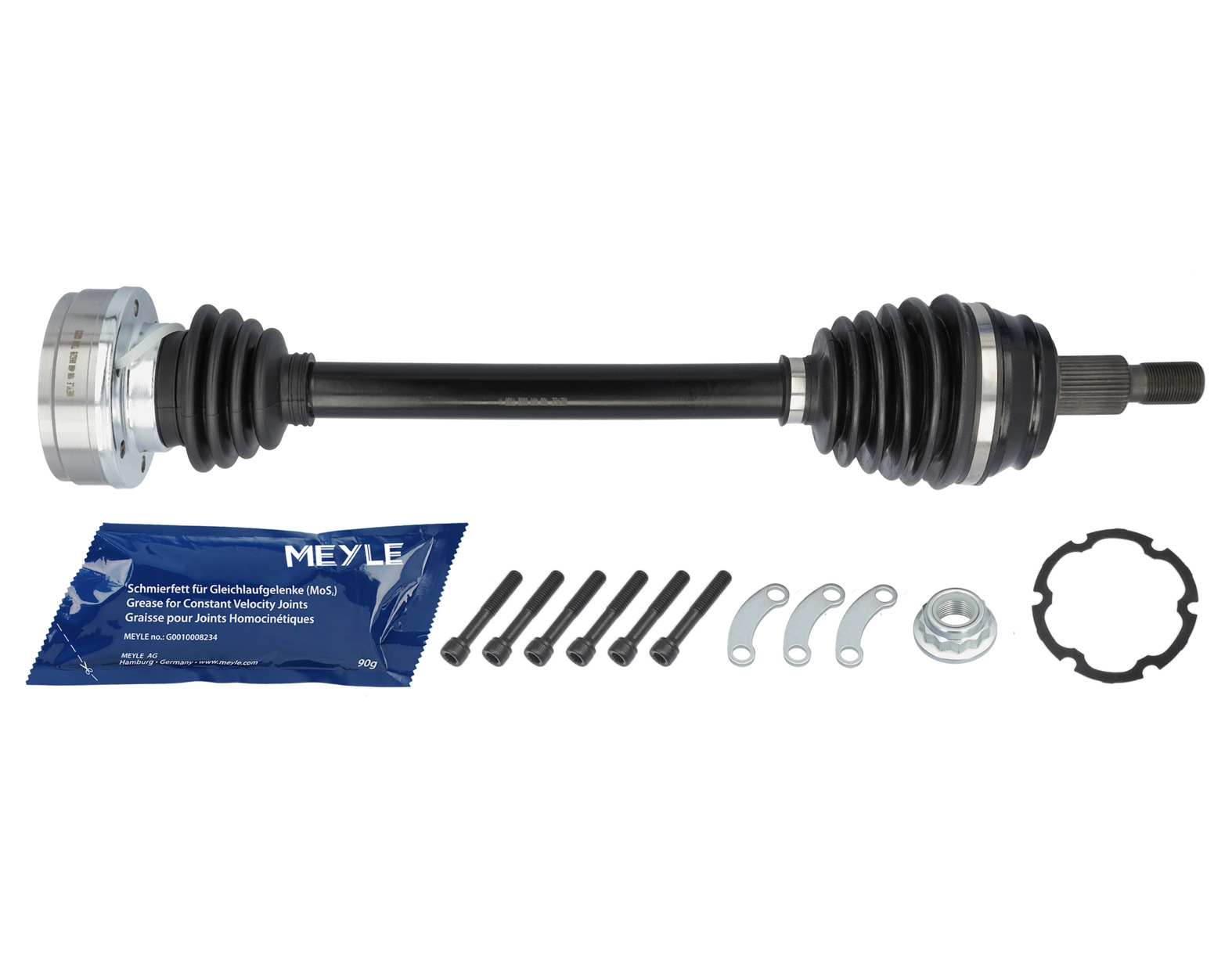 MEYLE Drivaksel 100 498 0652 venstre foraksel for VW AUDI